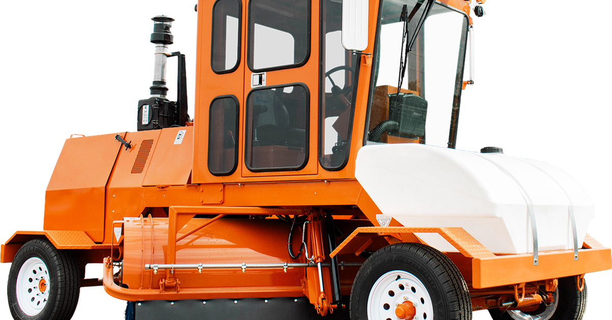 Tree Sweeper 4-Wheel, 8ft Broom, Diesel Street Sweepers - For Rent | Newman Tractor