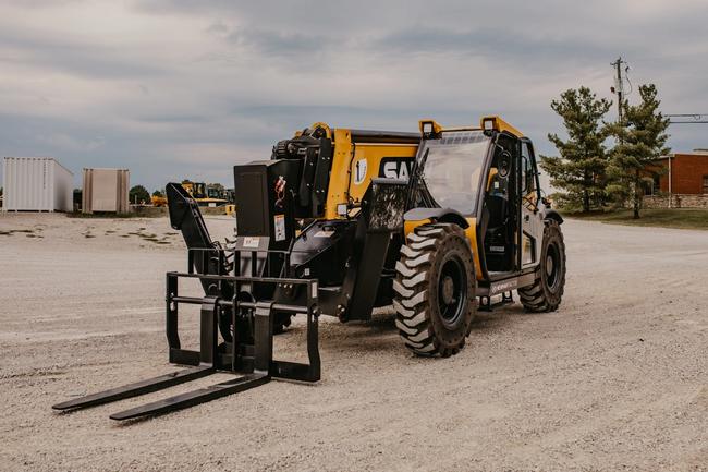 SANY telehandler with fork attachment