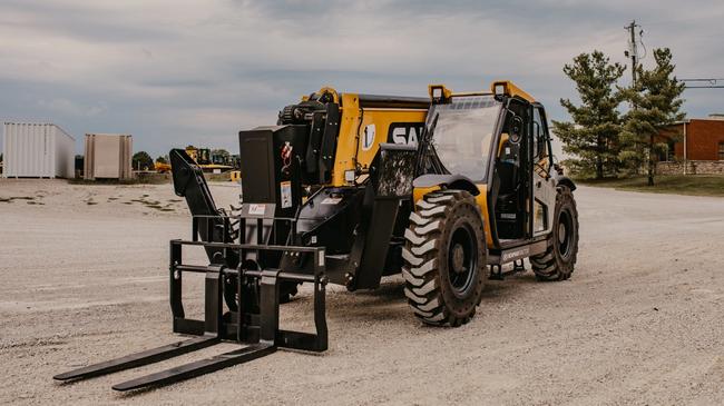 SANY telehandler with fork attachment