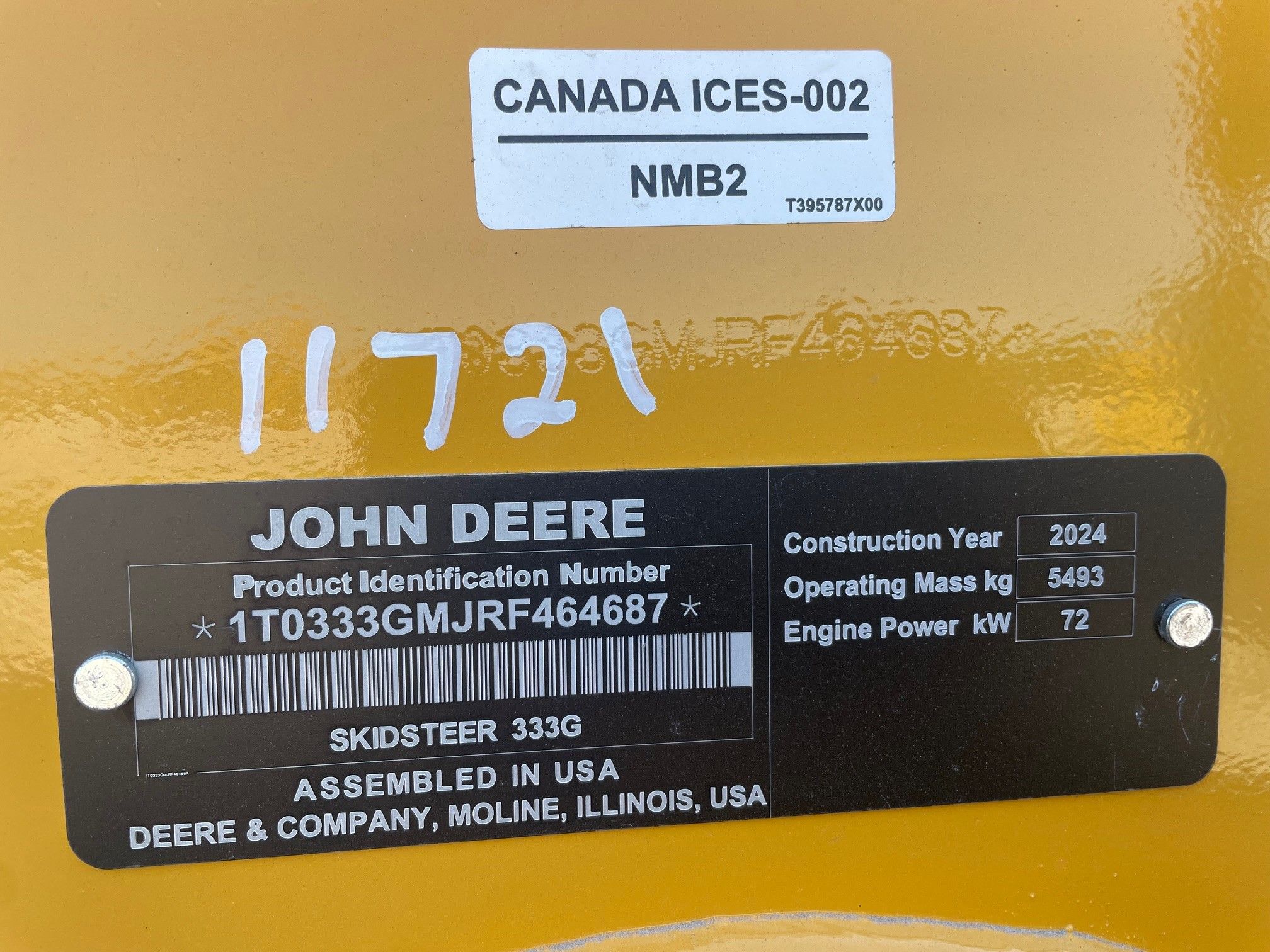 2024 JOHN DEERE 333G Photo 8 Thumbnail