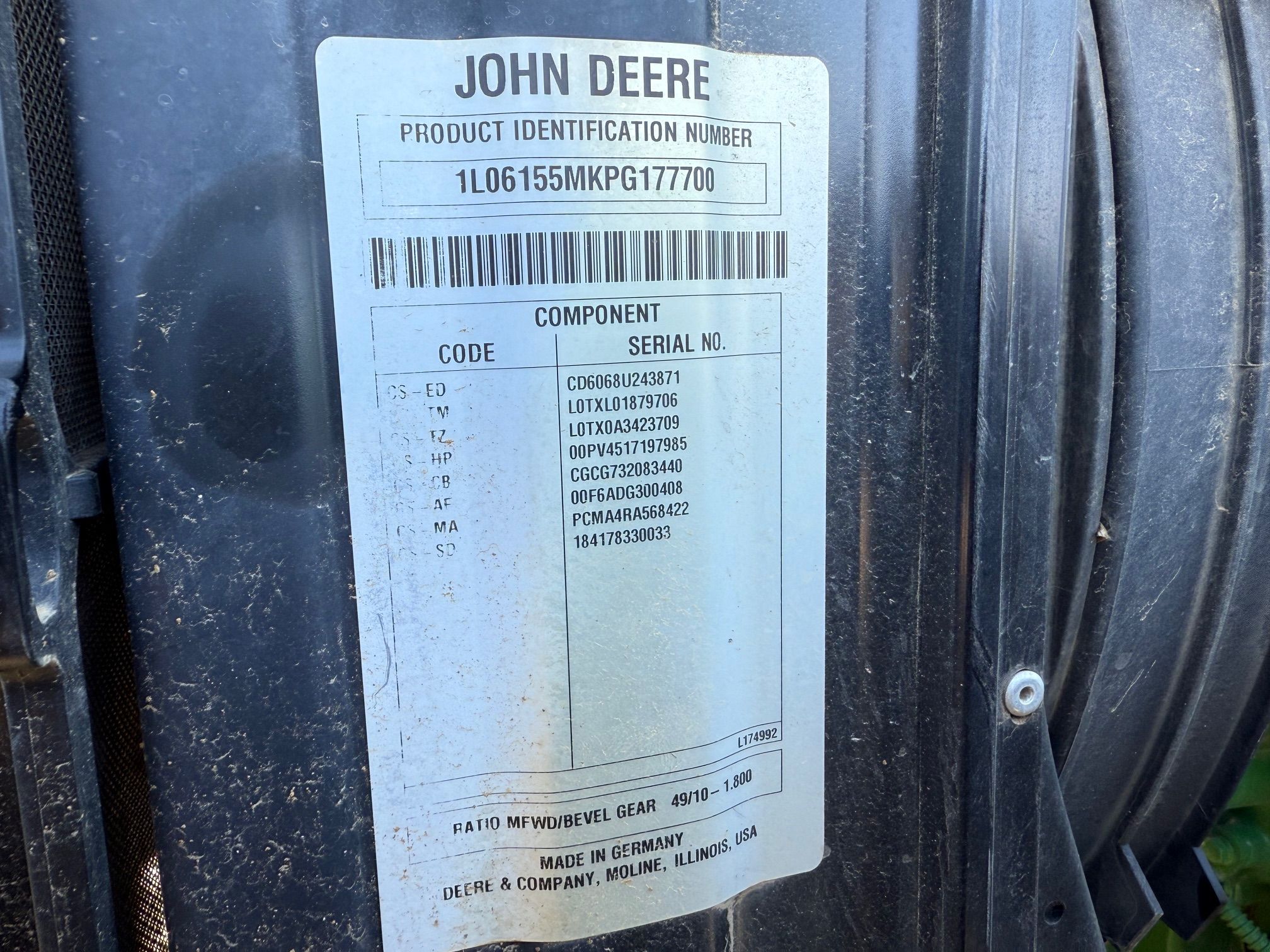 2023 JOHN DEERE 6155M Photo 10 Thumbnail