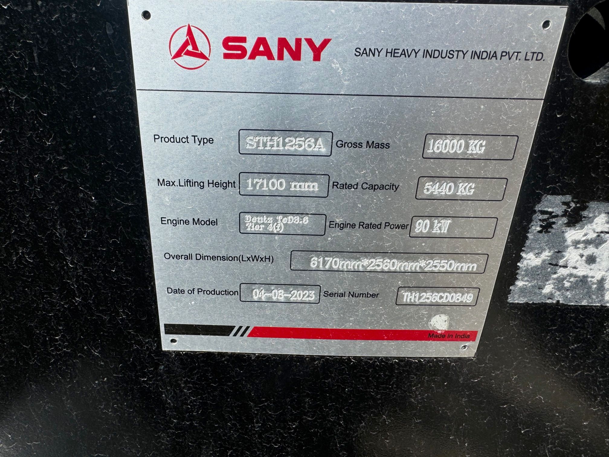 2023 SANY STH1256A-CAB Photo 8 Thumbnail