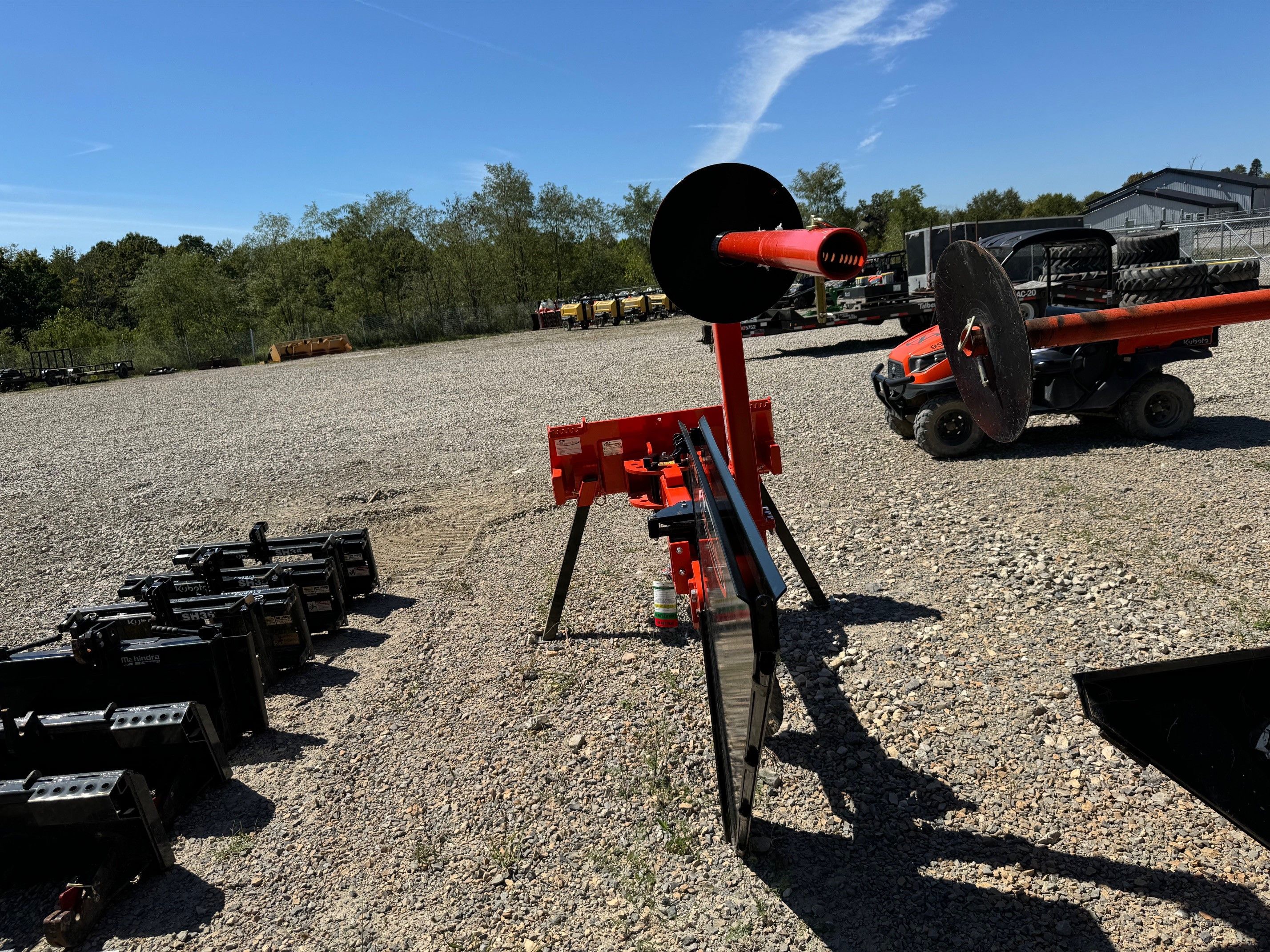 48" PUSH PULL SILT FENCE PLOW FOR SKID STEER Photo 3 Thumbnail