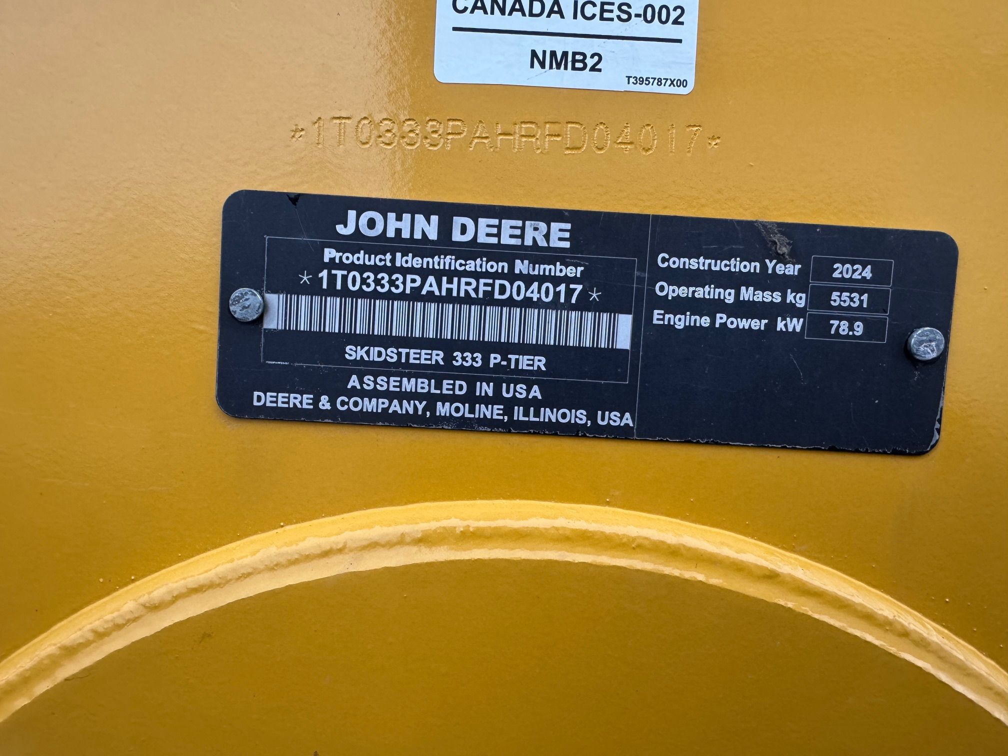 2024 JOHN DEERE 333P Photo 10 Thumbnail