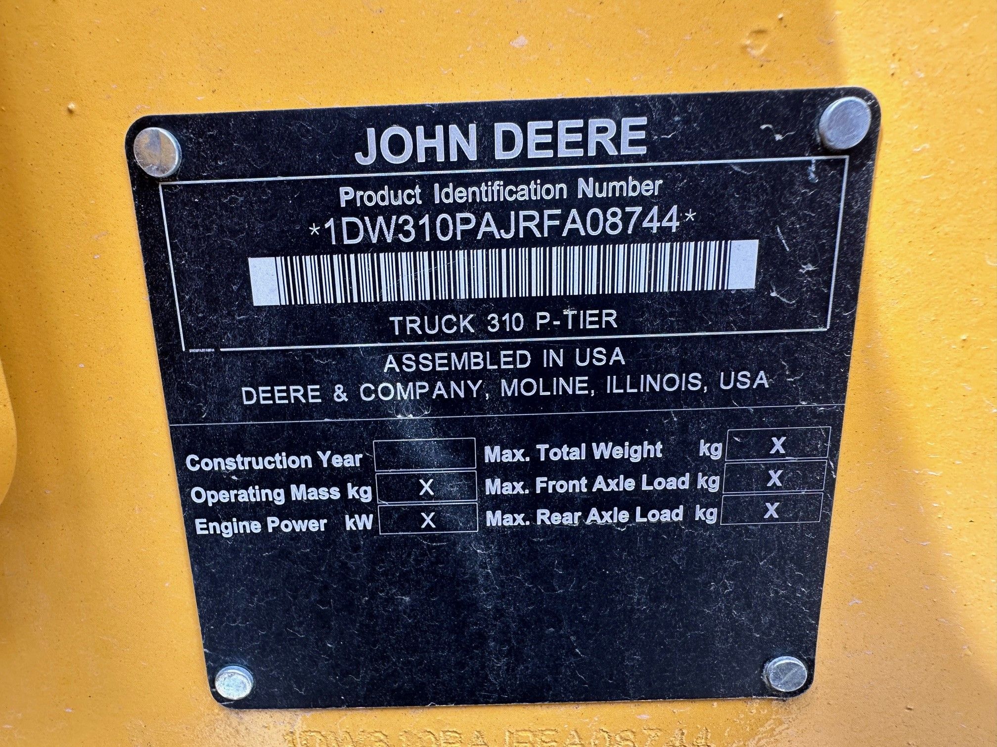 2024 JOHN DEERE 310P Photo 10 Thumbnail