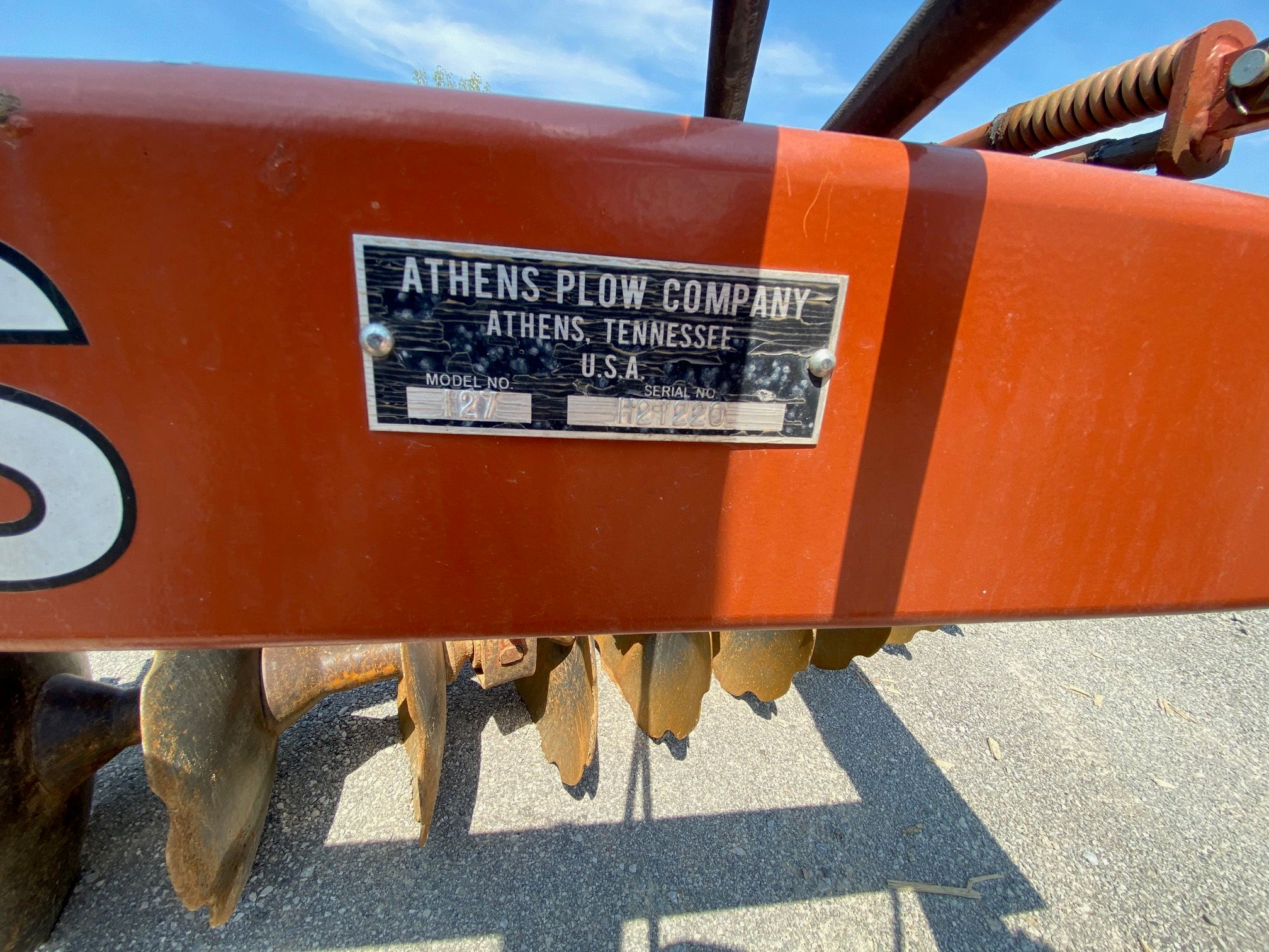 2021 ATHENS PLOW 127 DISK HARROW Photo 8 Thumbnail
