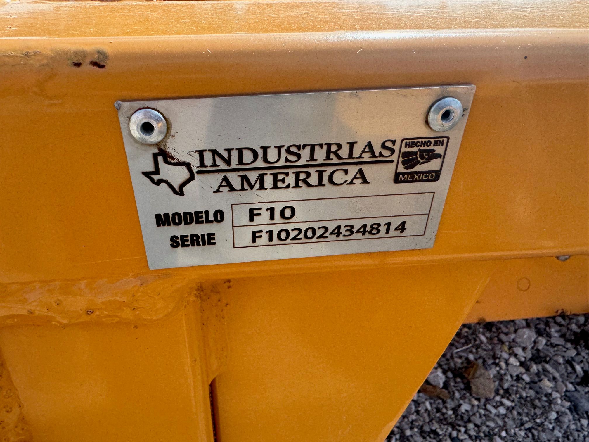INDUSTRIAS AMERICA F10T TILT LAND LEVELER Photo 5 Thumbnail