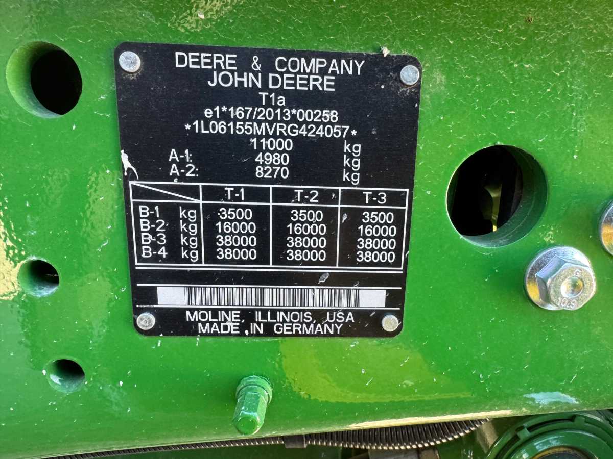 2024 JOHN DEERE 6155M Photo 1