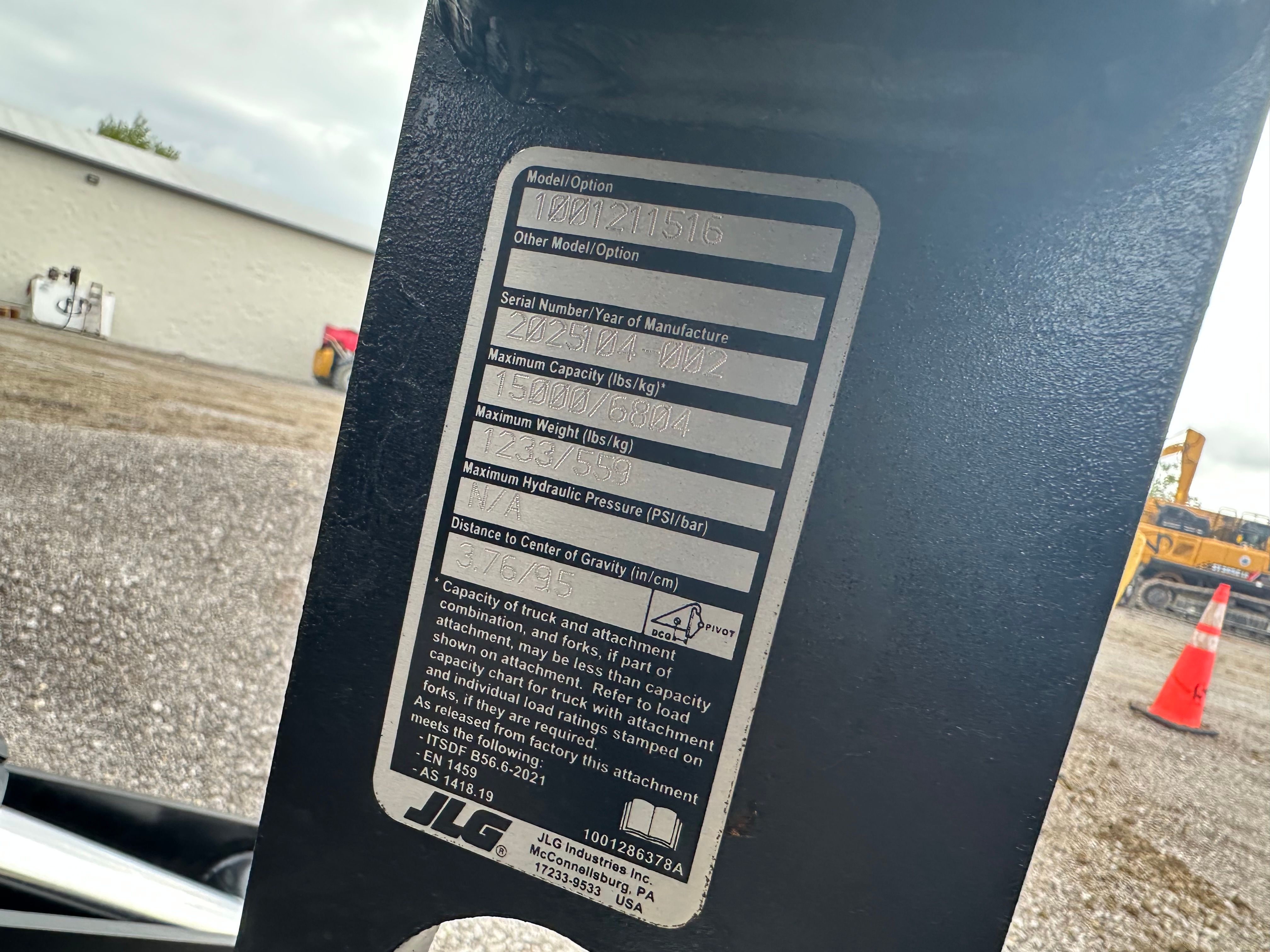 JLG 1255 60" TELEHANDLER FORKS Photo 5 Thumbnail