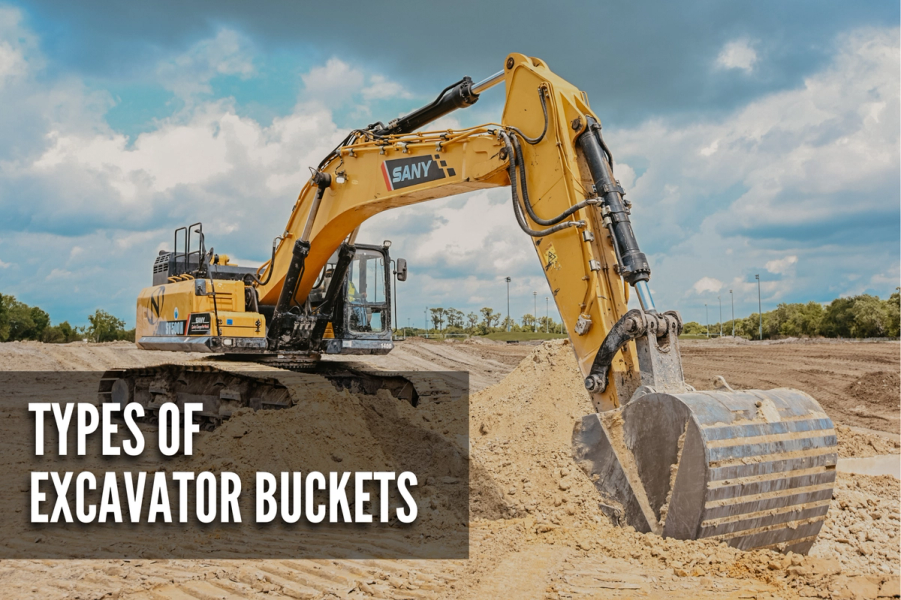 picture of an excavator with Types of Excavators