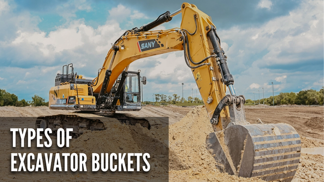 picture of an excavator with Types of Excavators