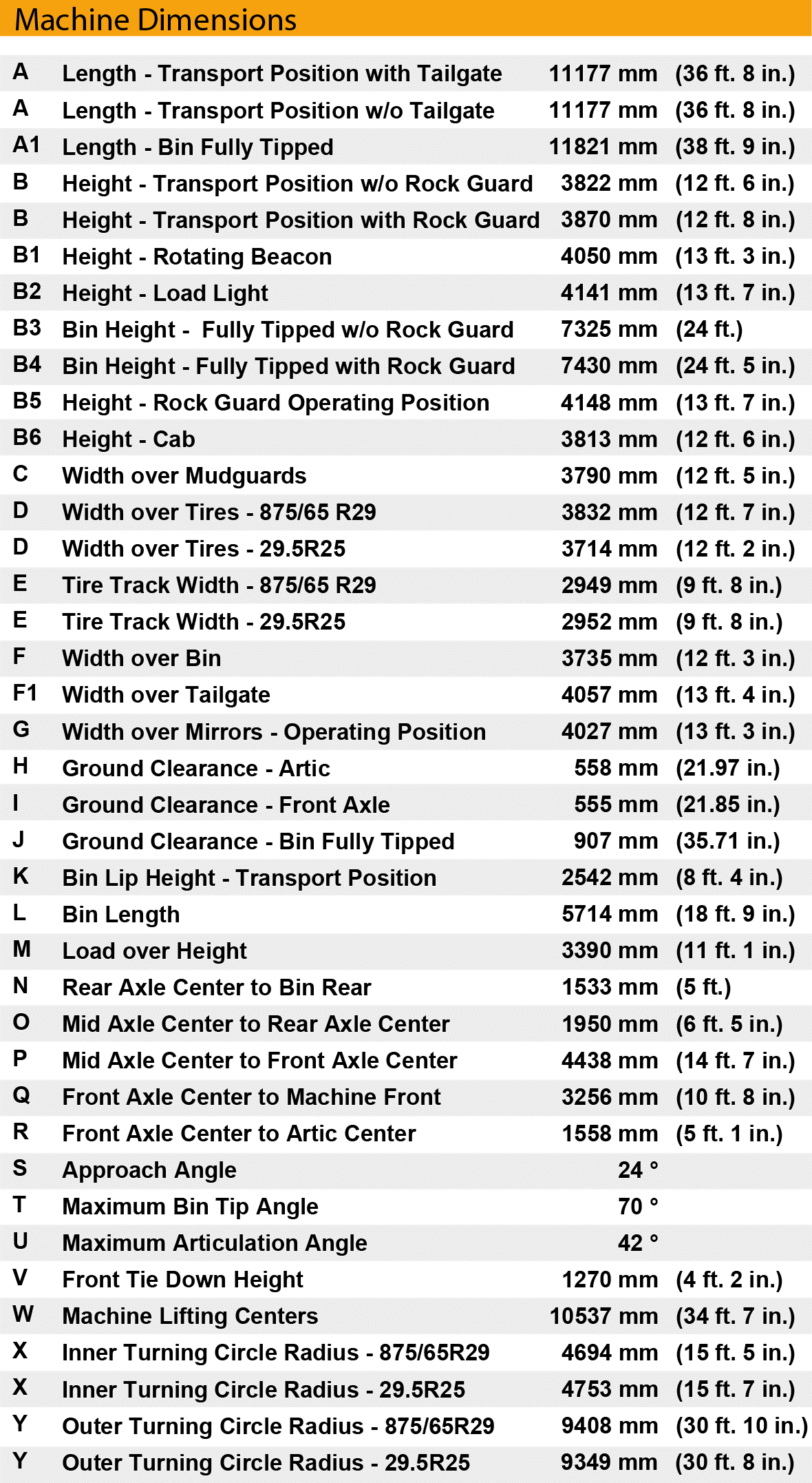 dimenstions sheet for bell b50e adt