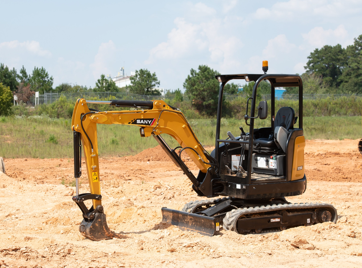 Sany SY26U on show