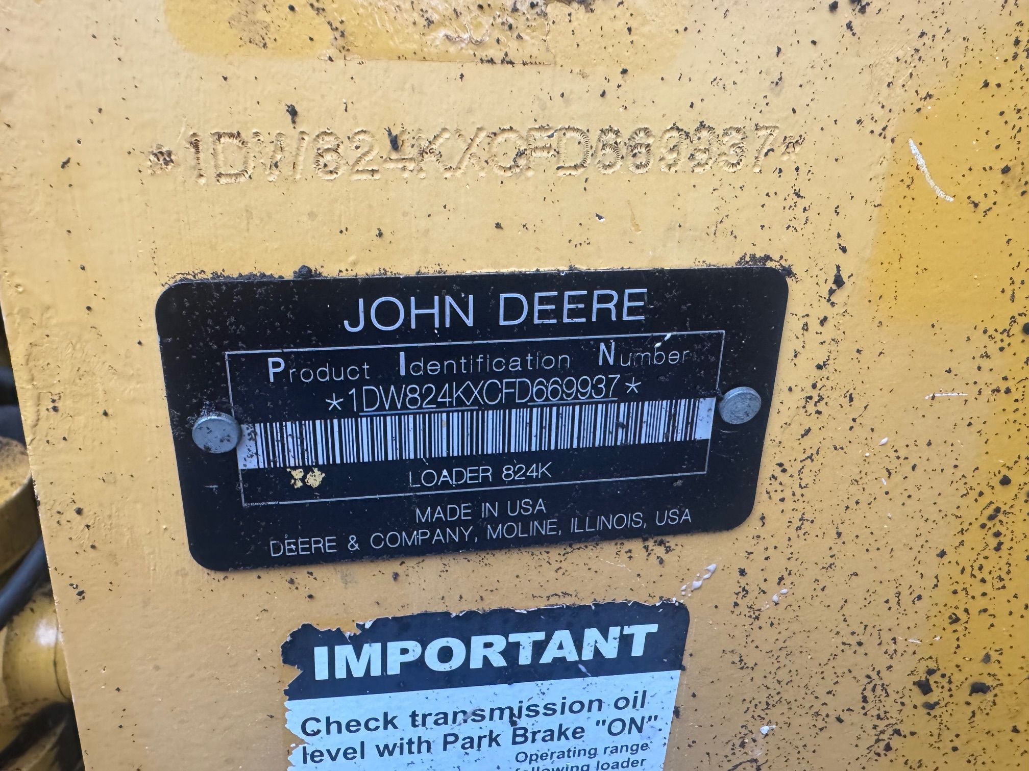 2015 JOHN DEERE 824K II Photo 10 Thumbnail