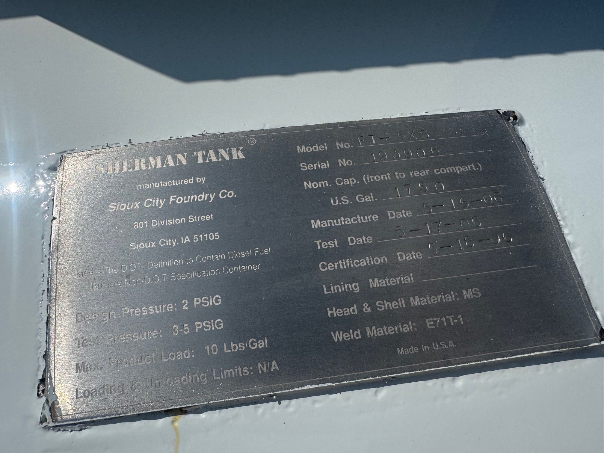 2007 STERLING LT8511 Photo 14 Thumbnail