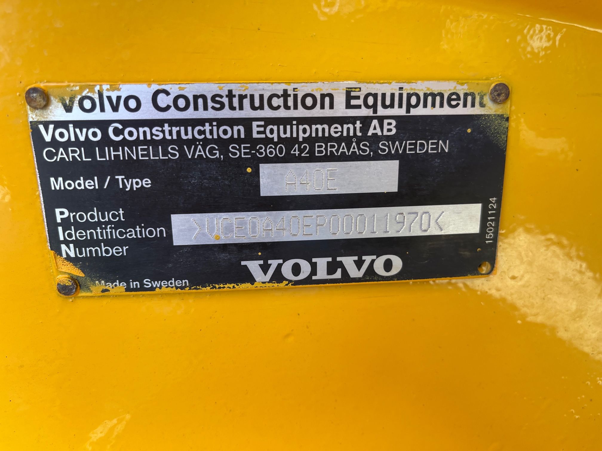 2008 VOLVO A40E Photo 9 Thumbnail