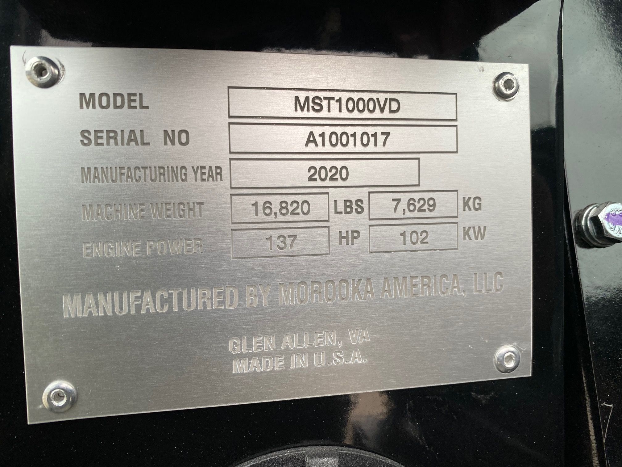 2020 MOROOKA MST 1000VD Photo 13 Thumbnail