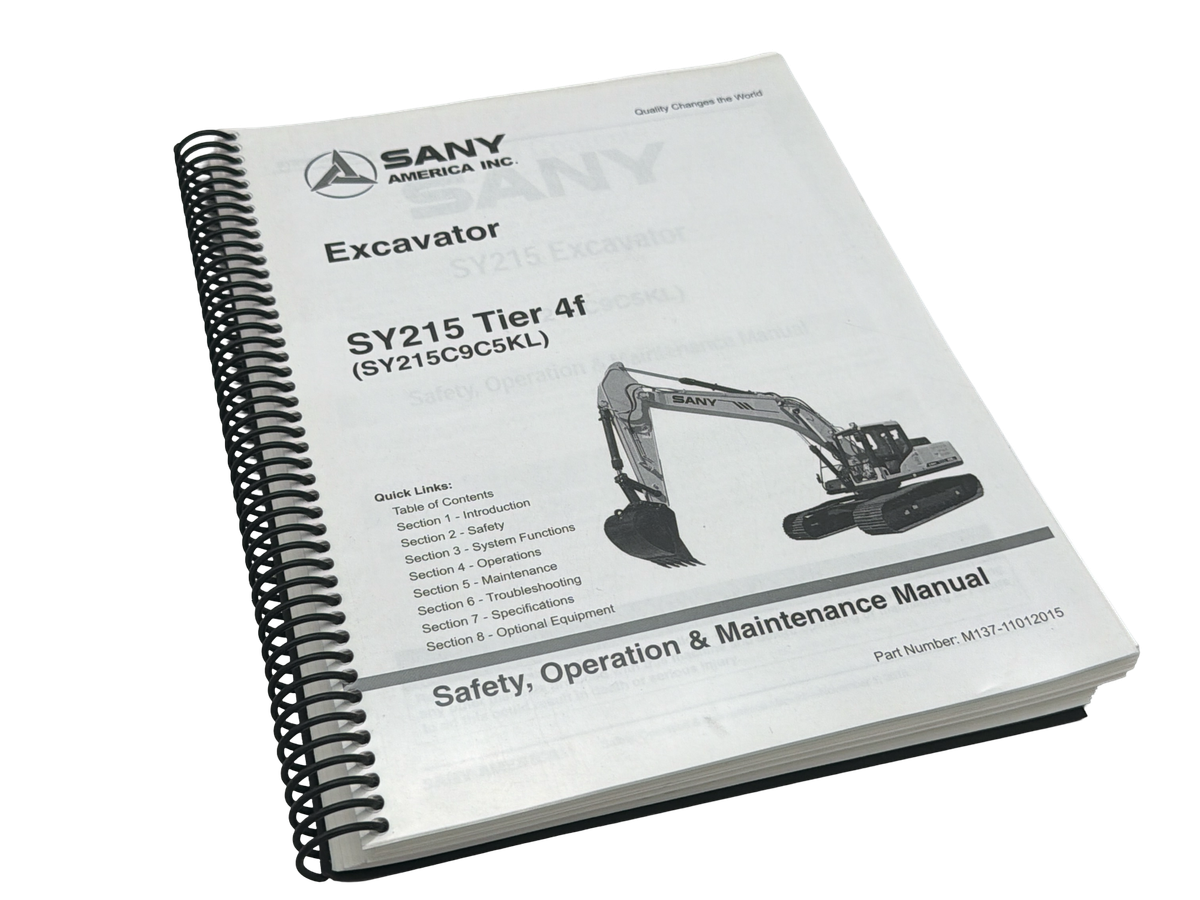 SY215 4F OPS MANUAL
