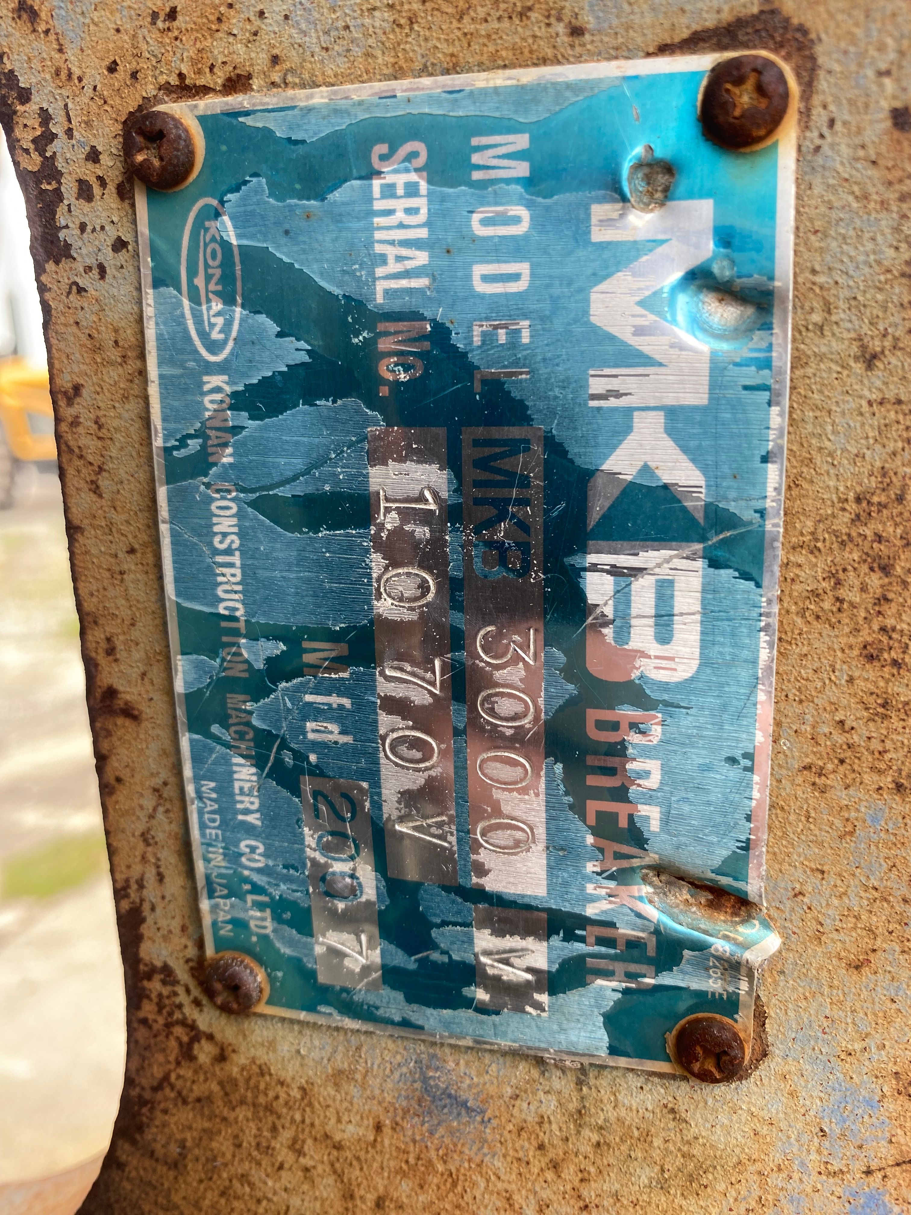 40-50 TON MKB 3000V HAMMER FITS 345 & 349 Photo 3 Thumbnail