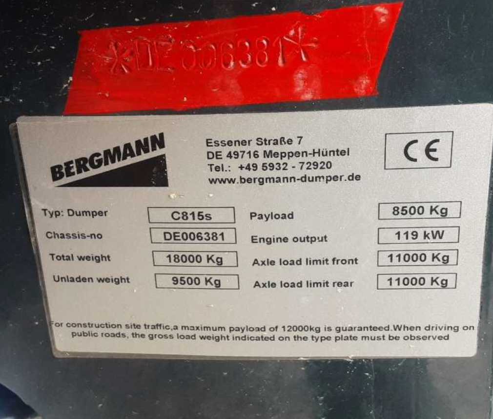 2022 BERGMANN C815S Photo 10 Thumbnail