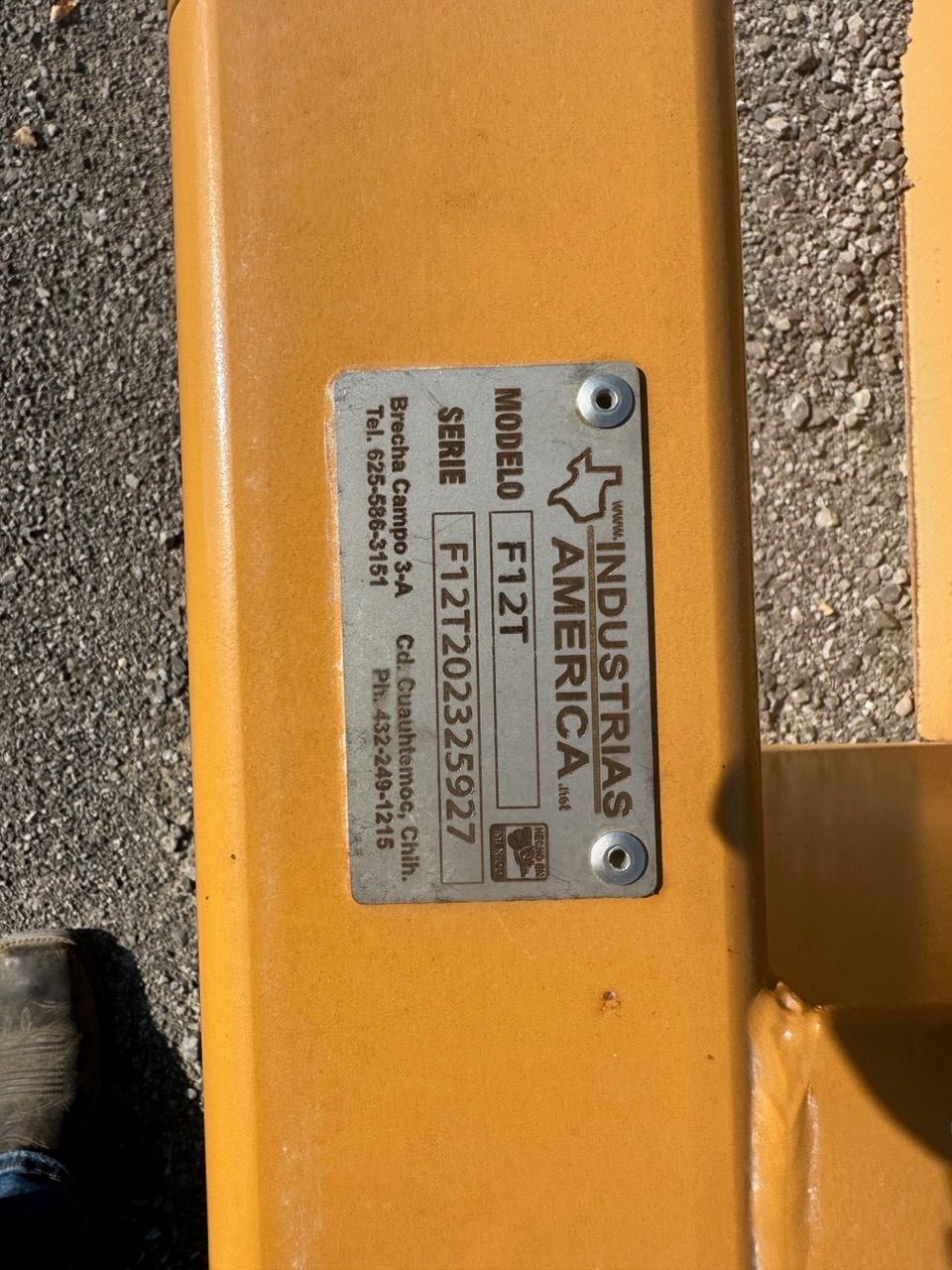 INDUSTRIAS AMERICA F12 TILT LAND LEVELER Photo 3 Thumbnail