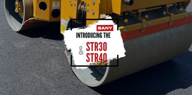 Introducing the Sany Dual Drum Rollers: STR30 and STR40