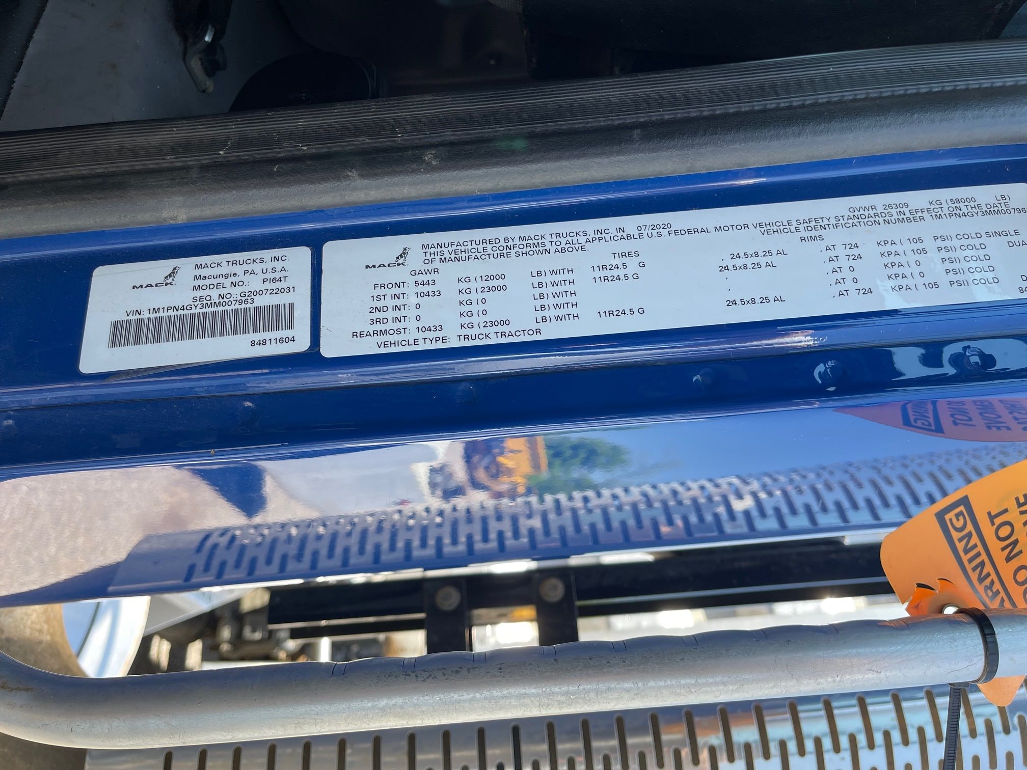 2021 MACK PI64T Photo 8 Thumbnail