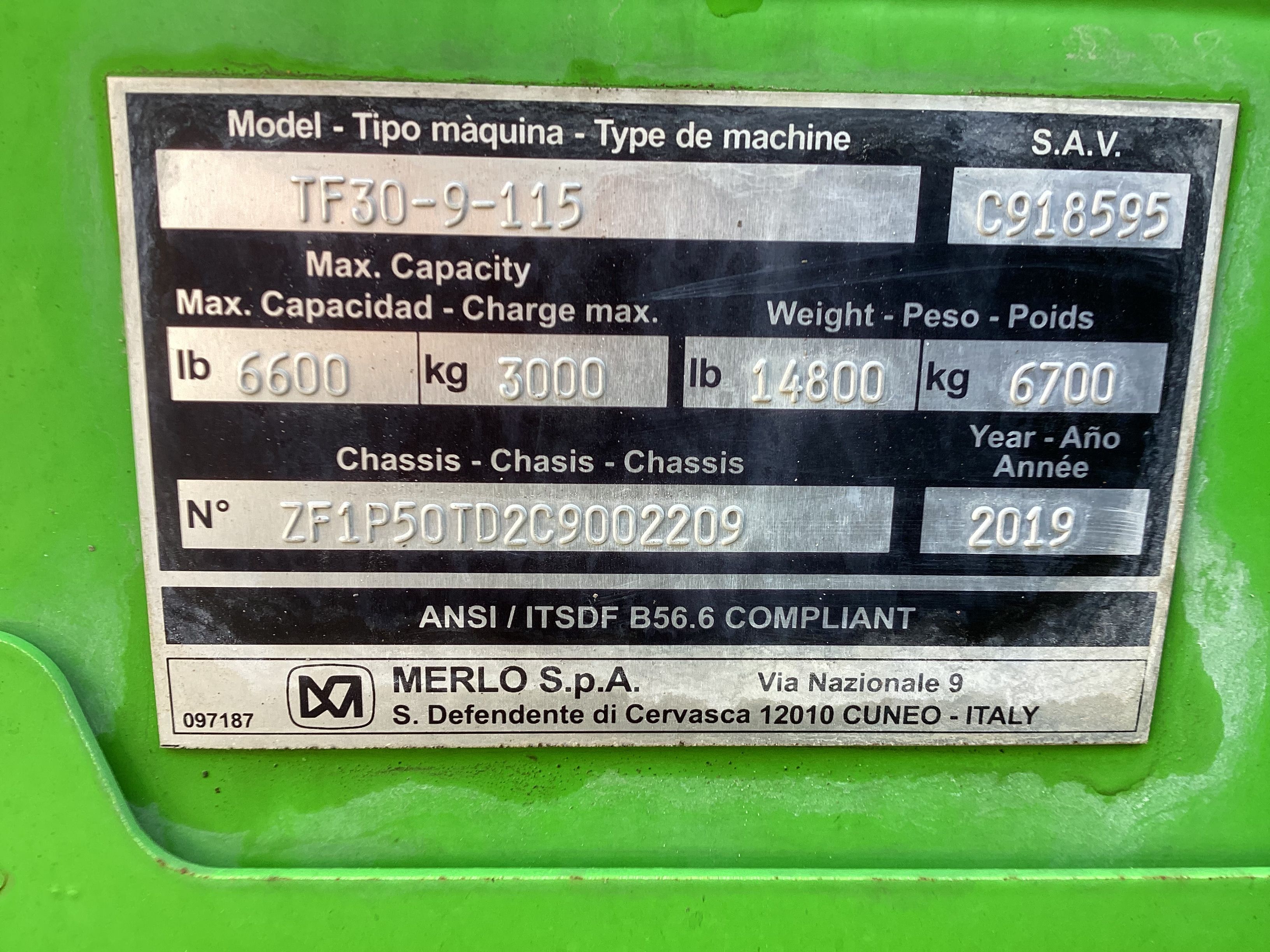 2019 MERLO TF30.9 Photo 11 Thumbnail