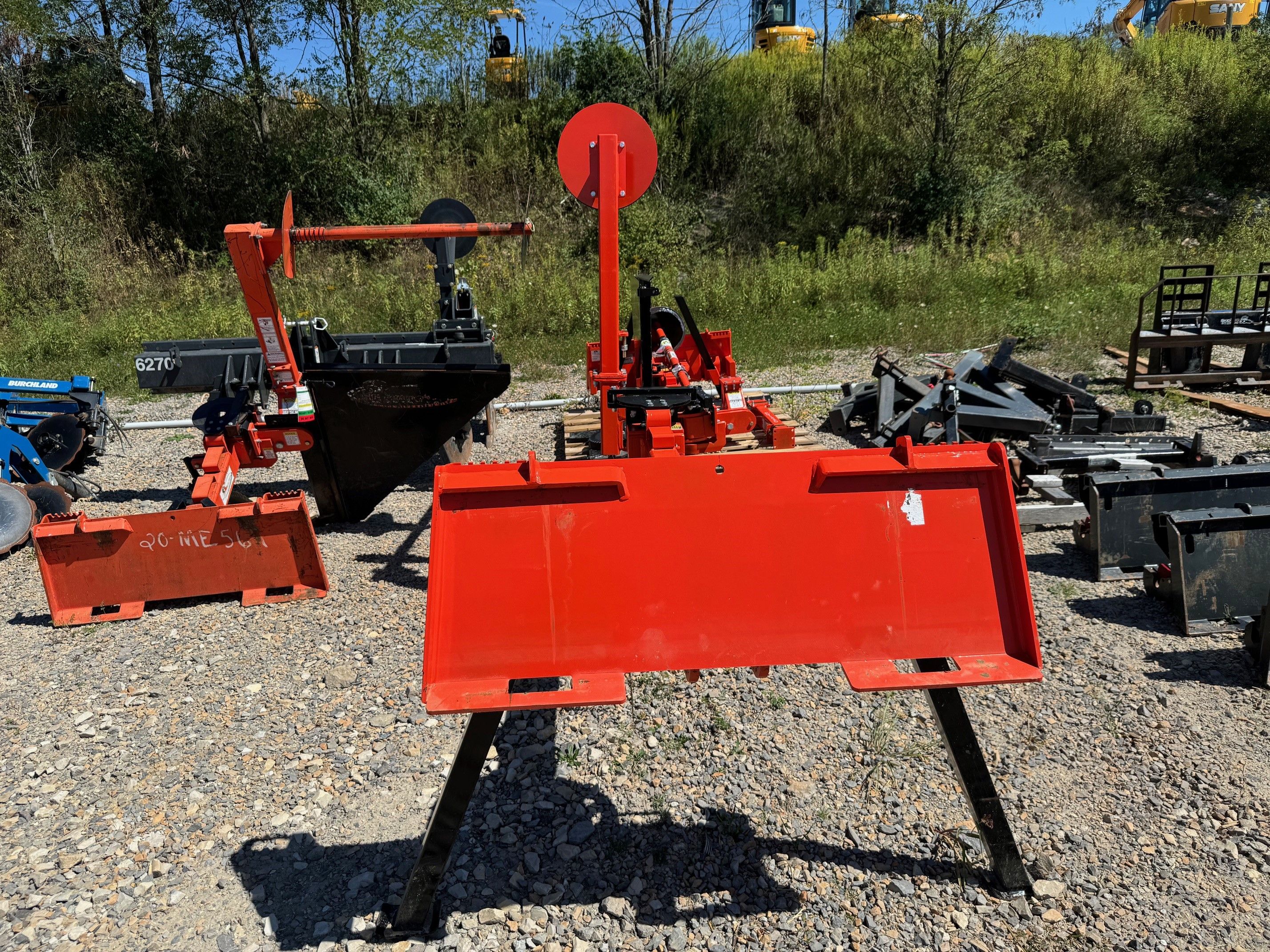 48" PUSH PULL SILT FENCE PLOW FOR SKID STEER Photo 1 Thumbnail