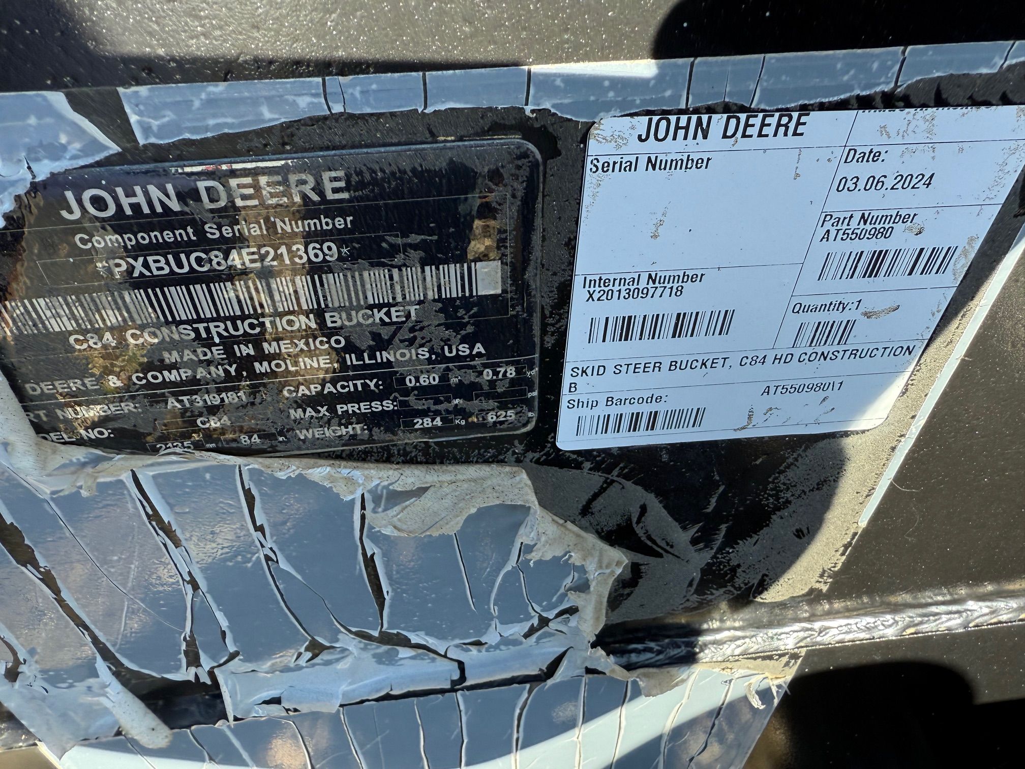 84" BUCKET FOR 333P Photo 7 Thumbnail