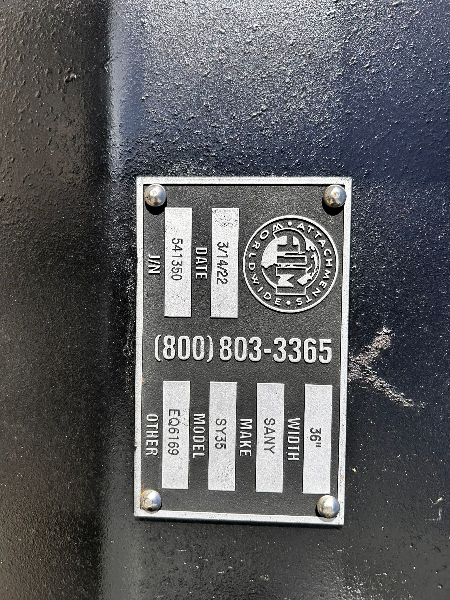 36" BUCKET FOR SY35U Photo 7 Thumbnail