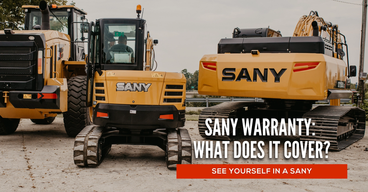 SANY Warranty: How long is it, and what does it cover? | Newman