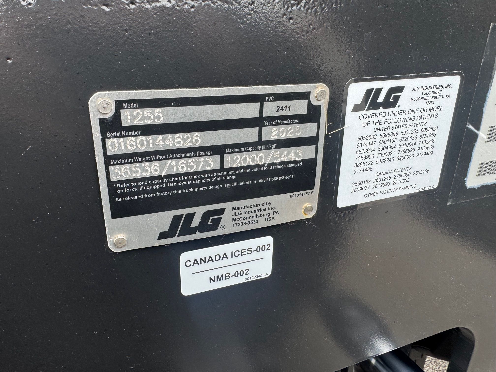 2025 JLG 1255 Photo 7 Thumbnail