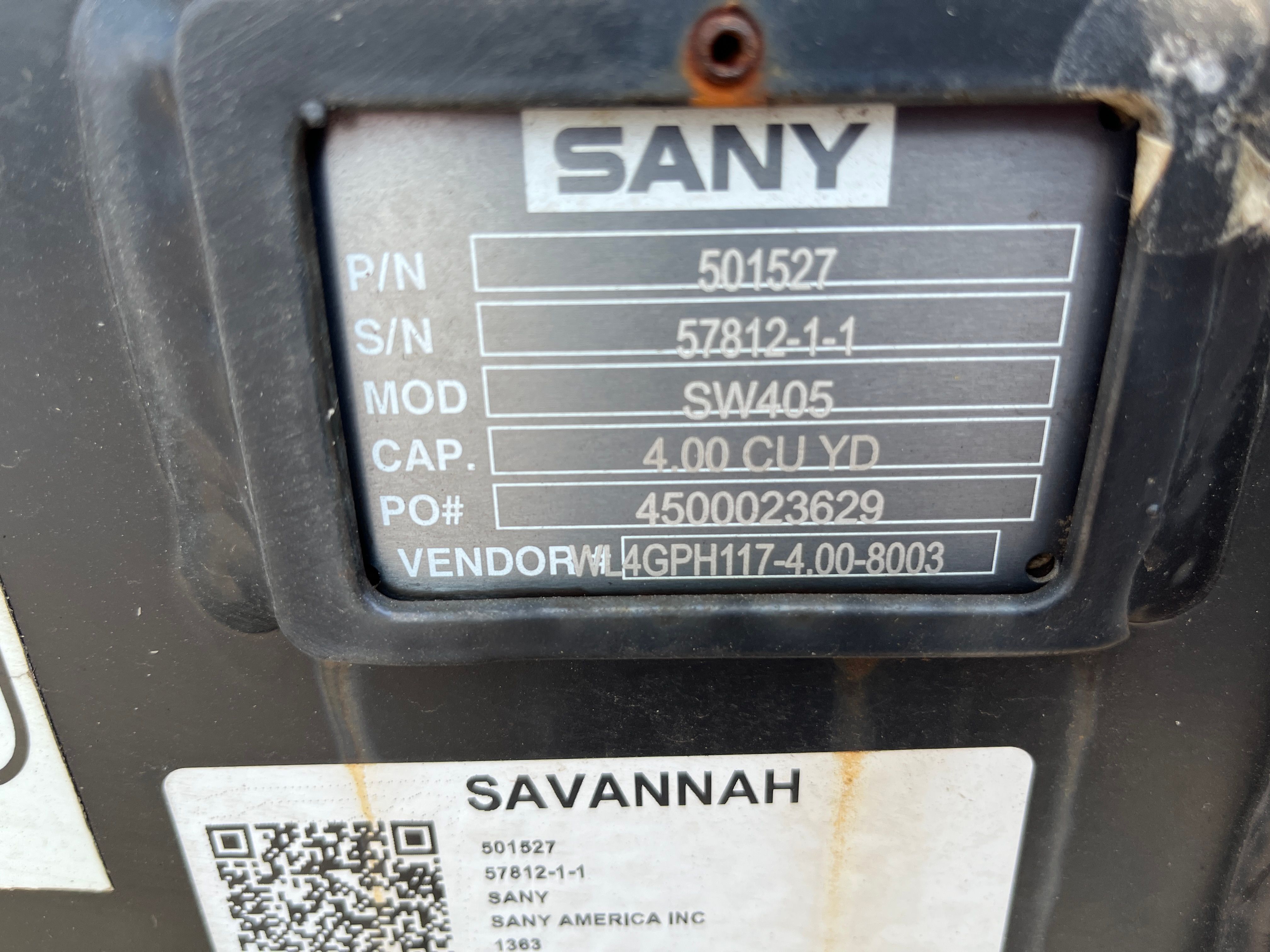 SANY SW405K WHEEL LOADER BUCKET Photo 3 Thumbnail