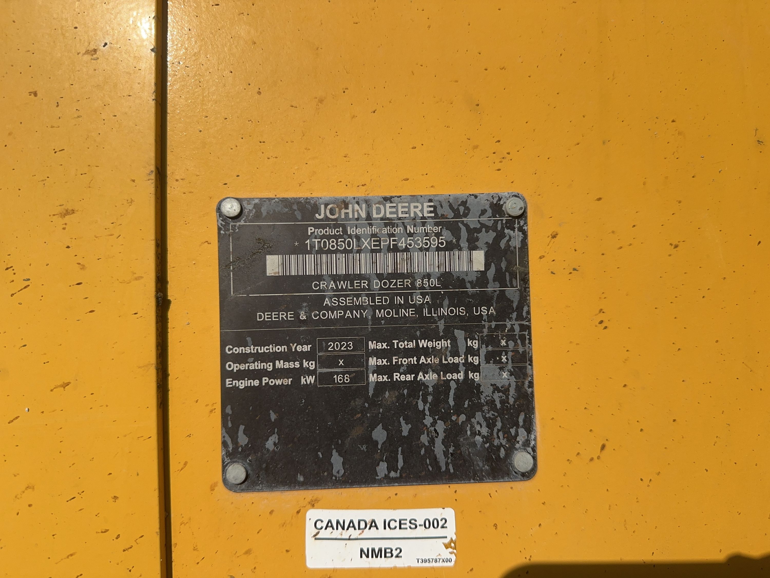 2023 JOHN DEERE 850L WLT Photo 20 Thumbnail