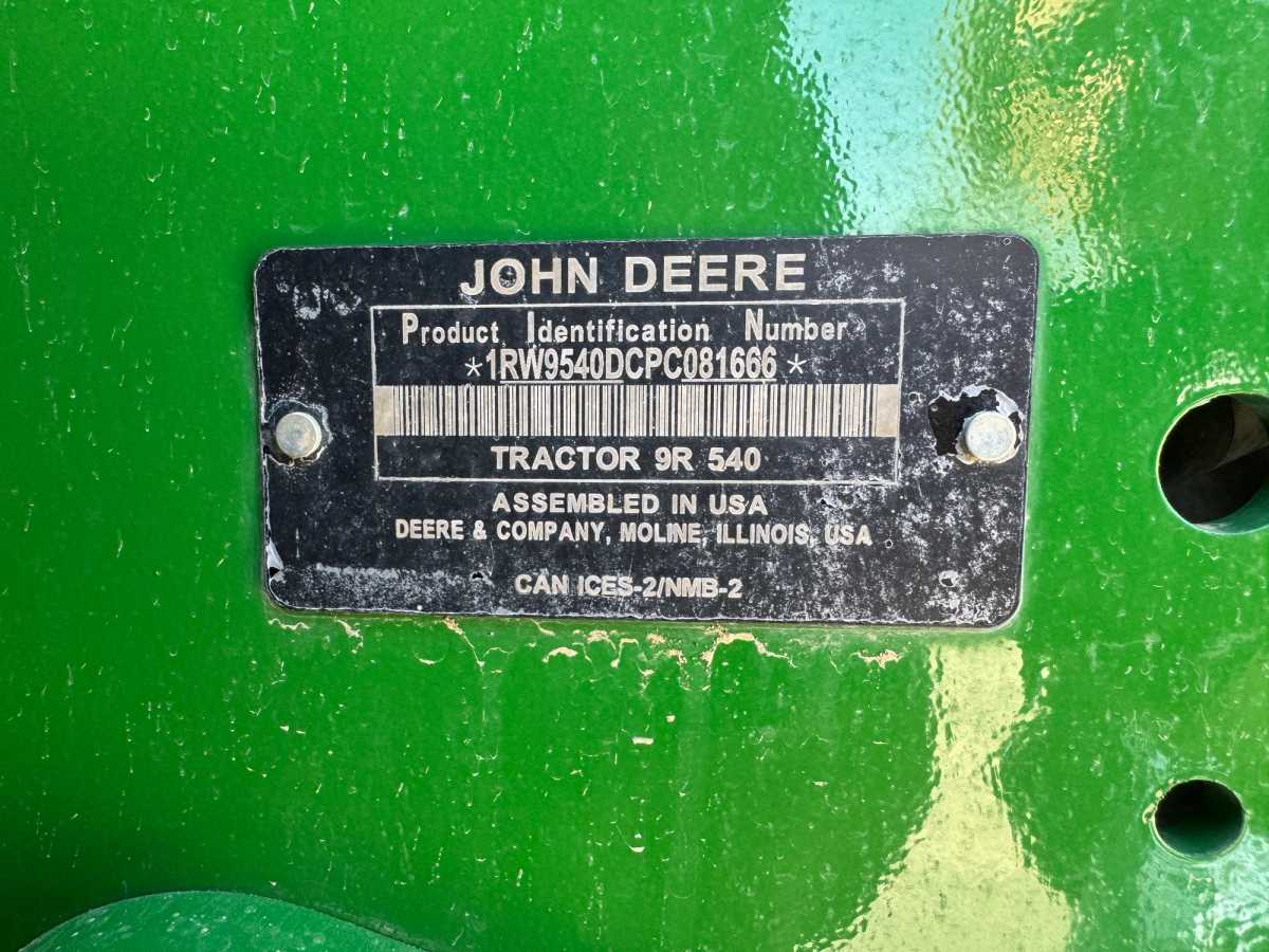 2023 JOHN DEERE 9R 540 Photo 1