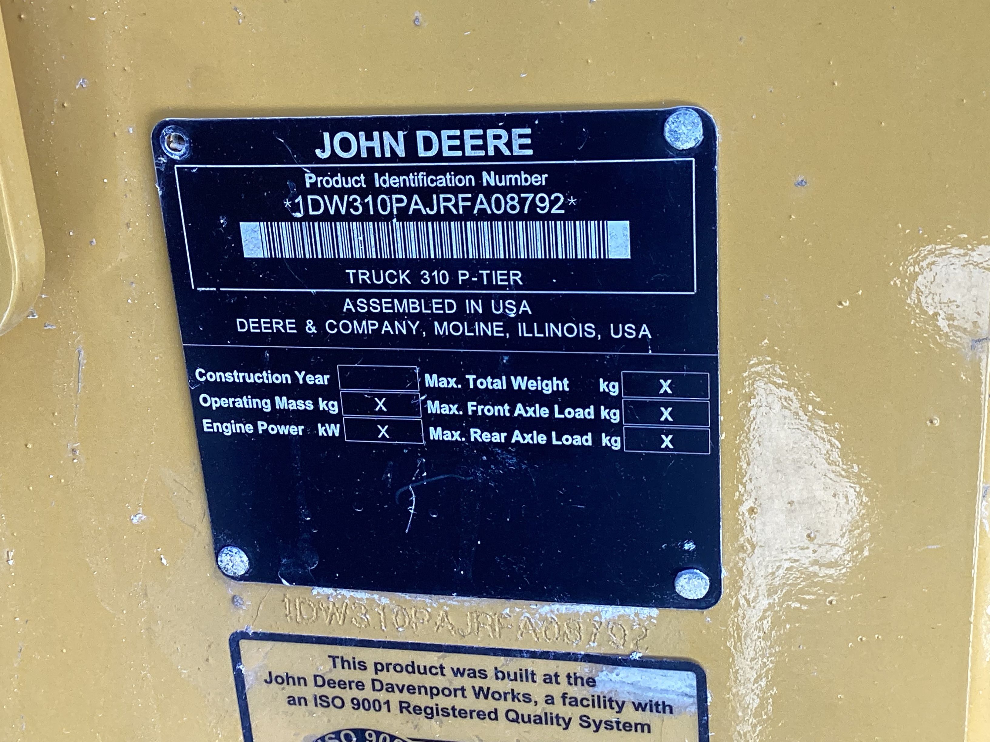 2024 JOHN DEERE 310P Photo 11 Thumbnail