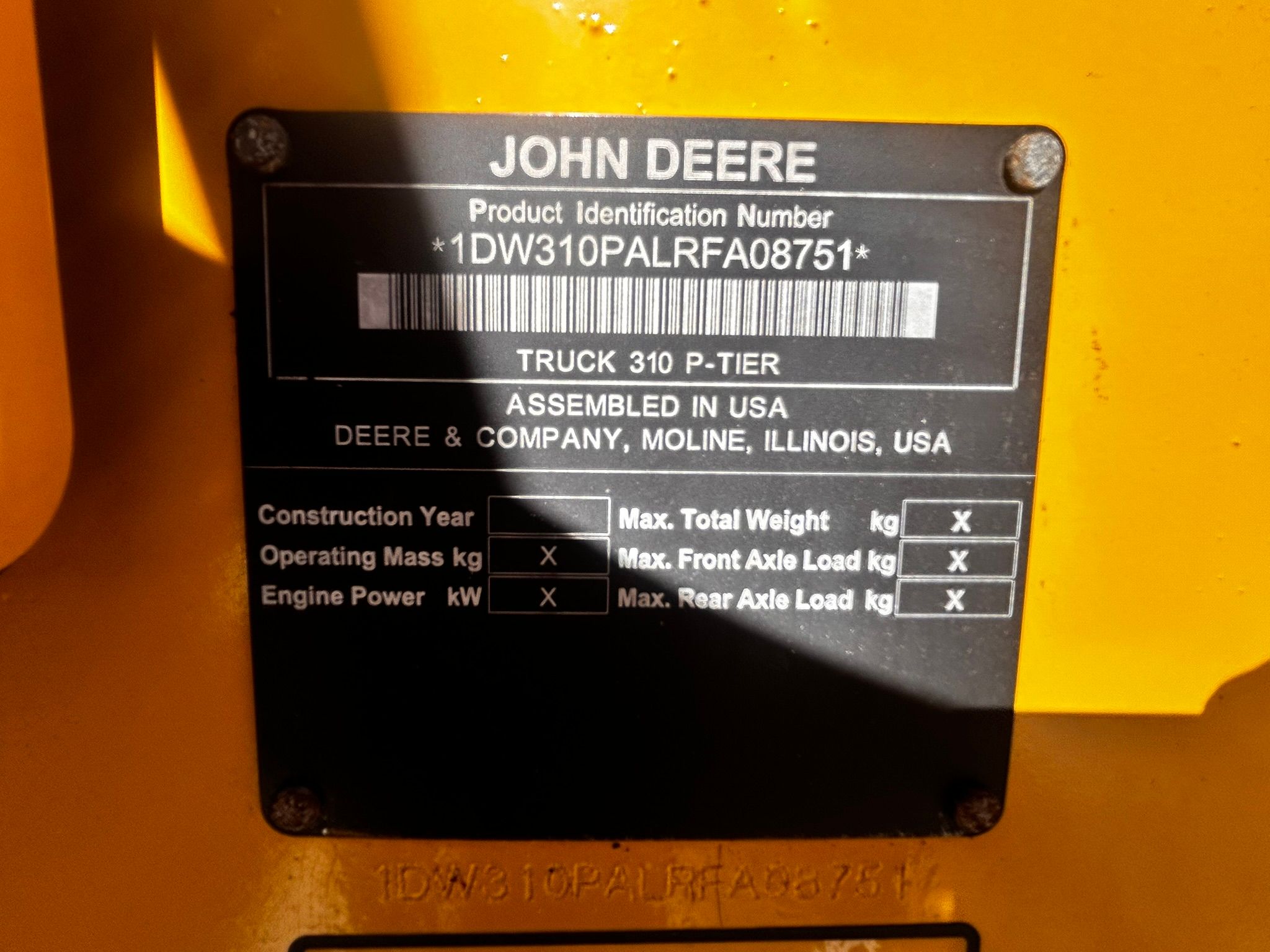 2024 JOHN DEERE 310P Photo 20 Thumbnail