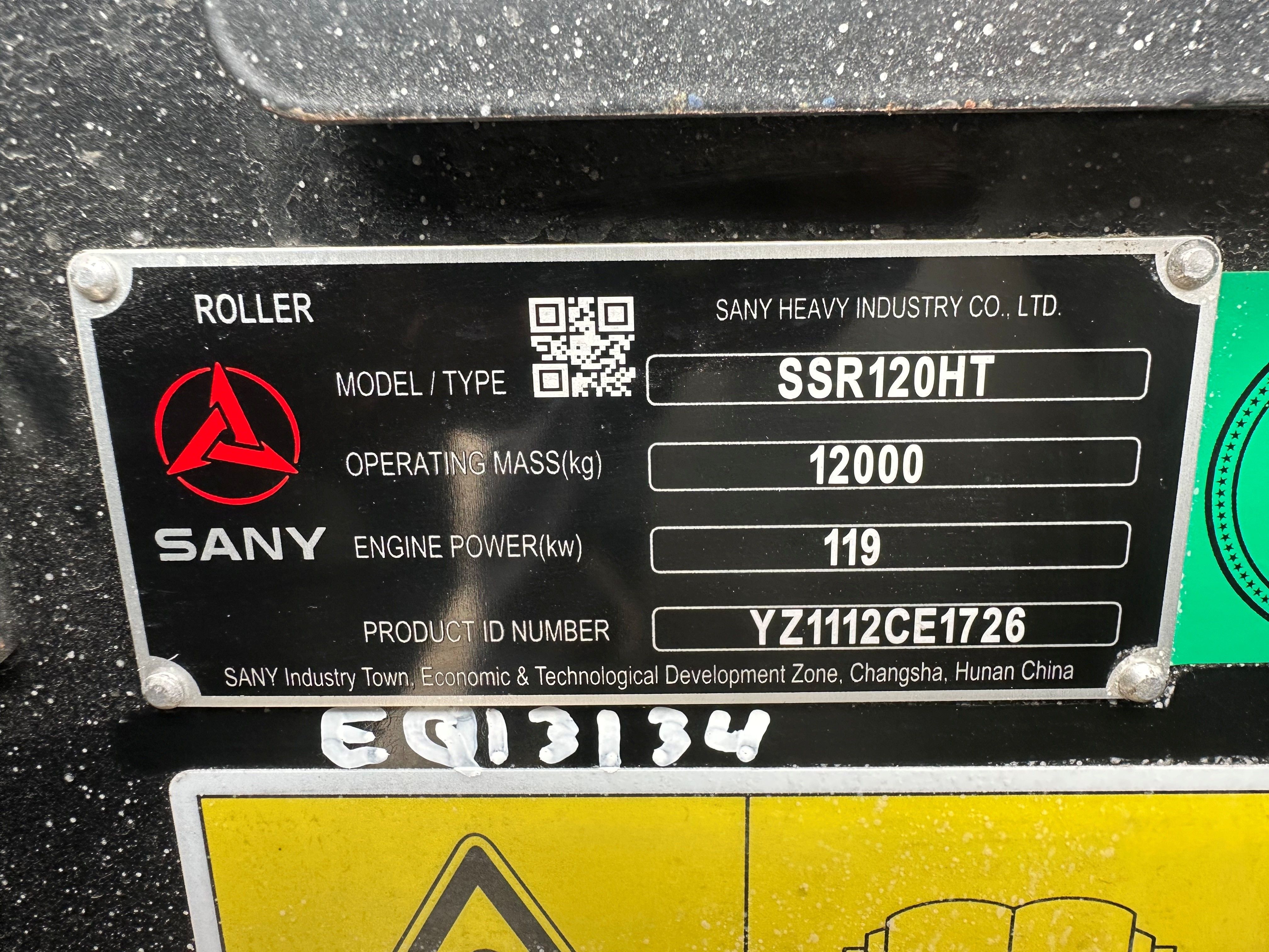 2025 SANY SSR120HT-CAB Photo 12 Thumbnail