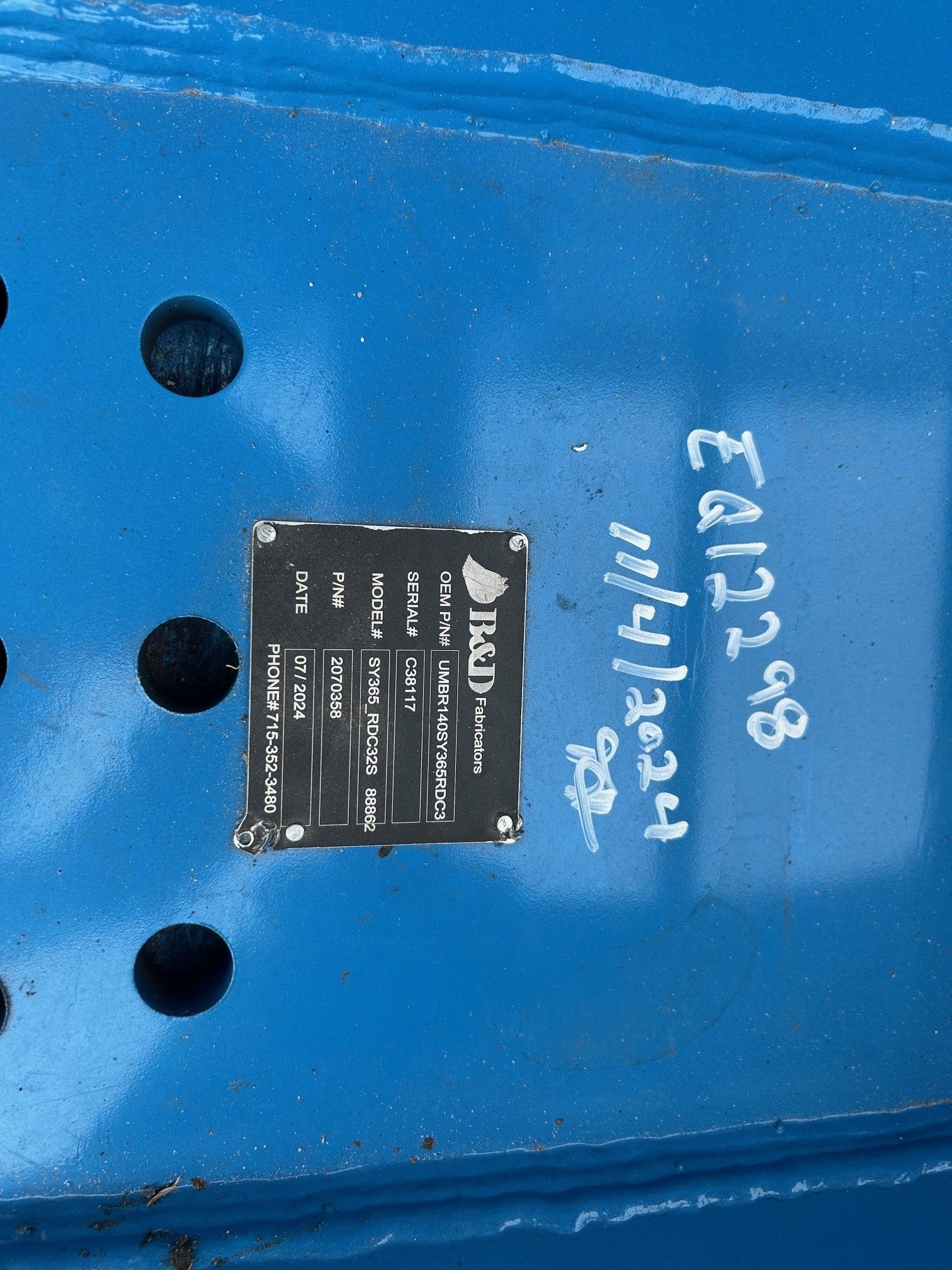 SY265C MOUNT BRACKET FOR OKADA RDC32S CRUSHER Photo 3 Thumbnail