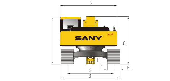 Sany SY365c specs sheet details