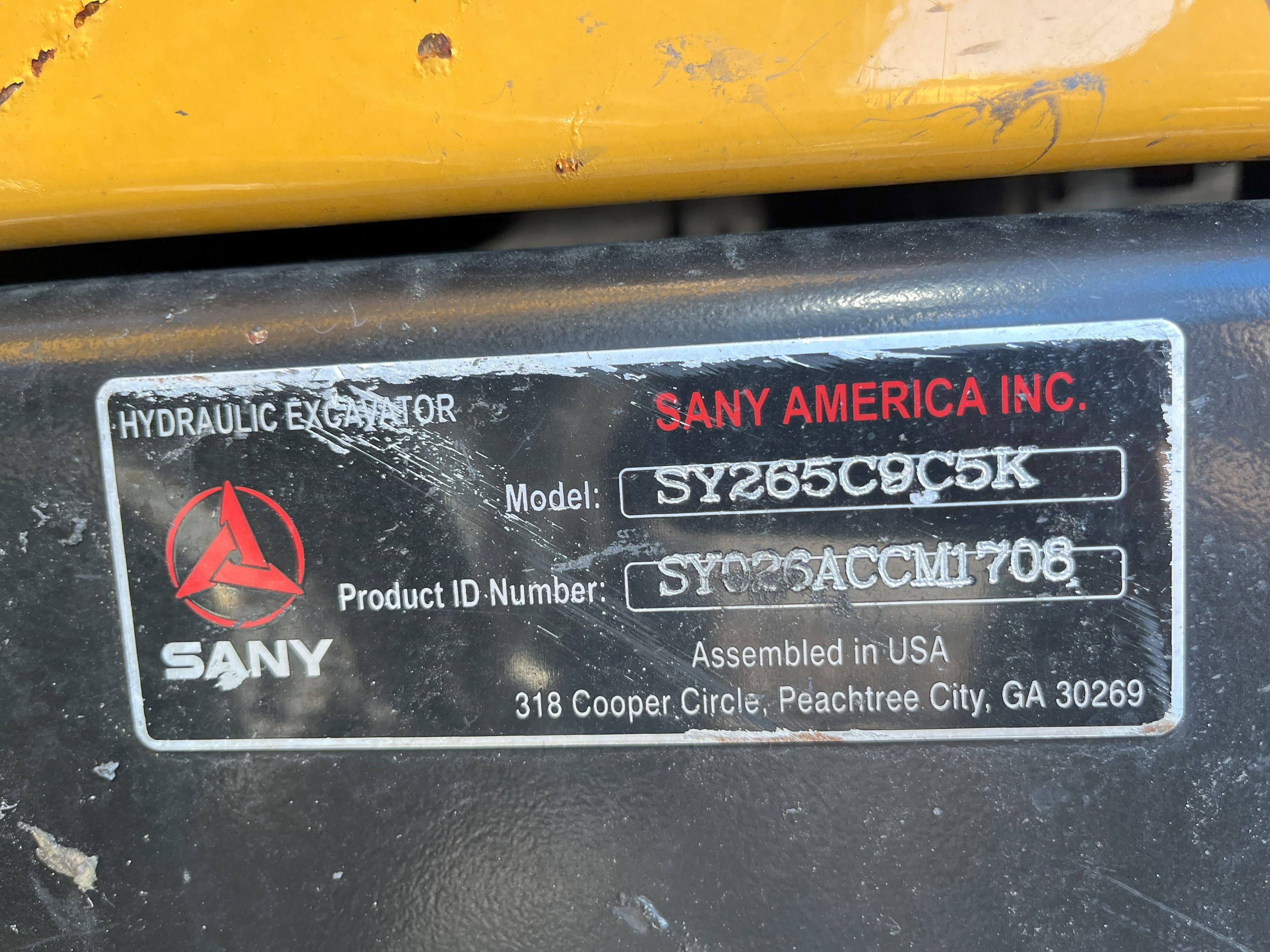 2023 SANY SY265C Photo 11 Thumbnail