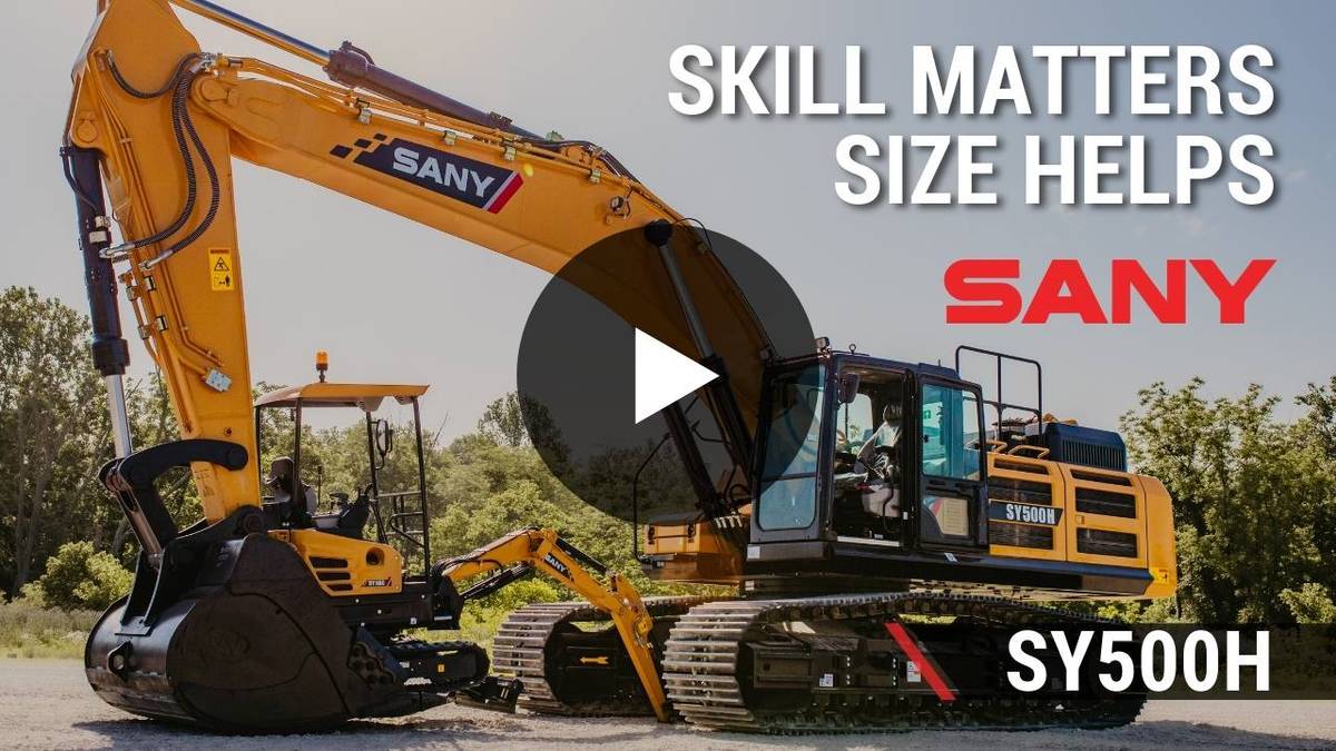 SANY SY500H Excavator Review: Machine Walkaround | Newman Tractor