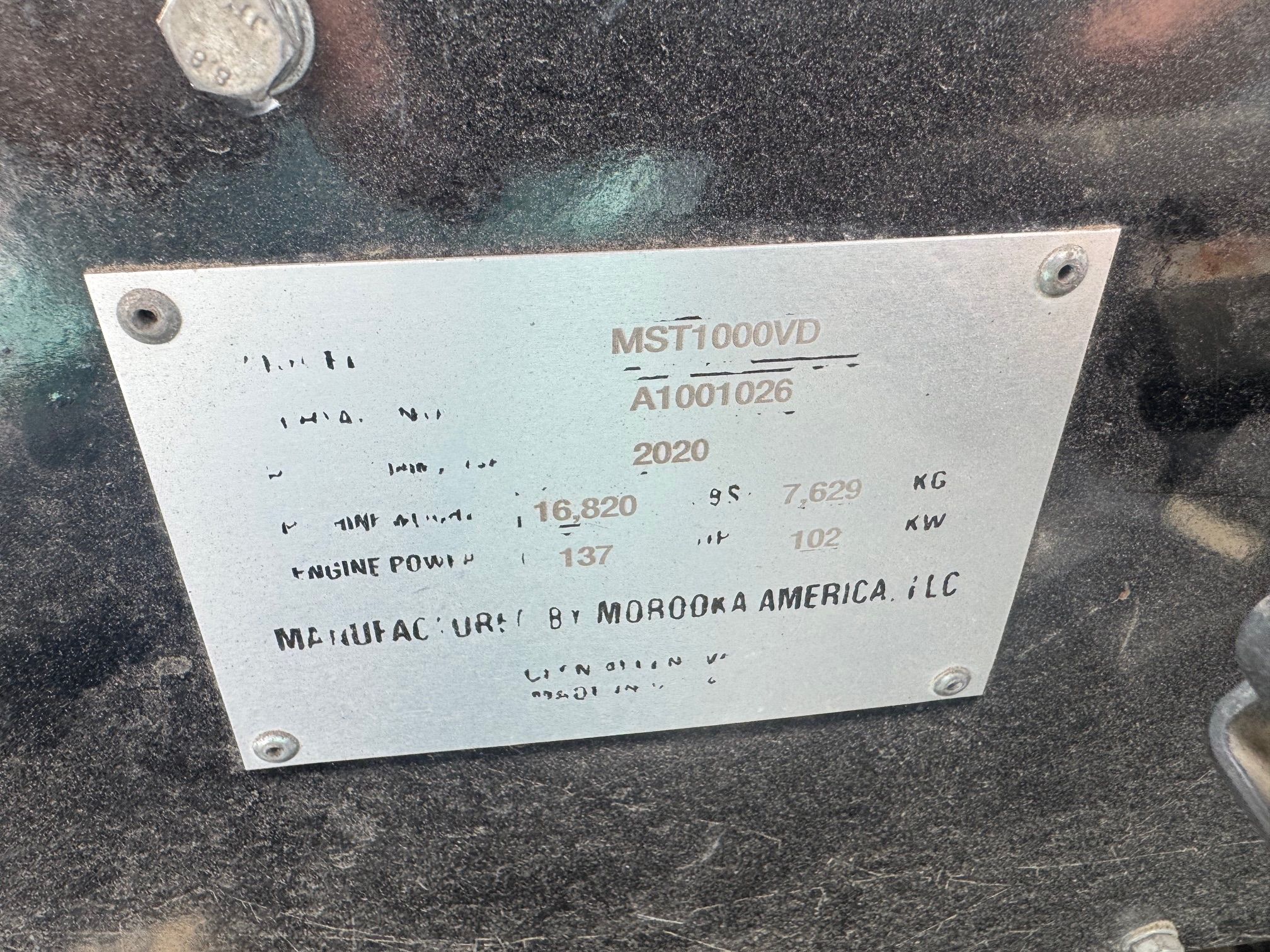 2020 MOROOKA MST 1000VD Photo 9 Thumbnail