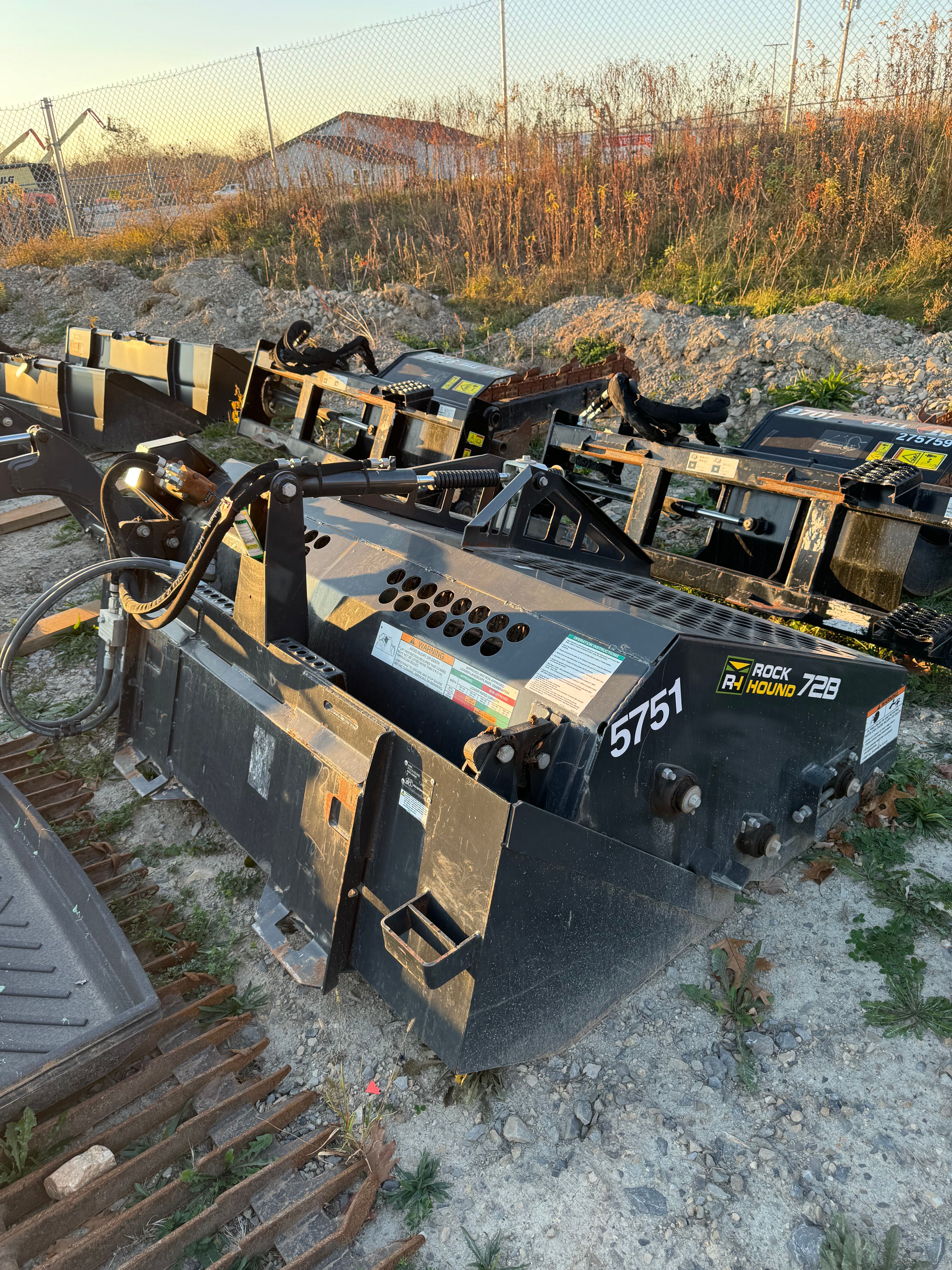 2022 ROCKHOUND 72" SKID STEER RAKE Photo 1 Thumbnail