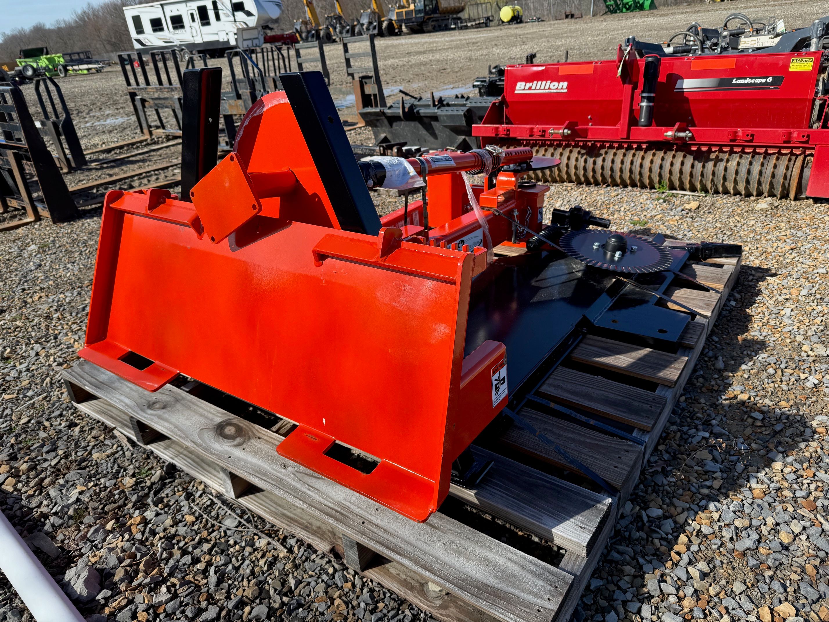 48" PUSH PULL SILT FENCE PLOW FOR SKID STEER Photo 3 Thumbnail