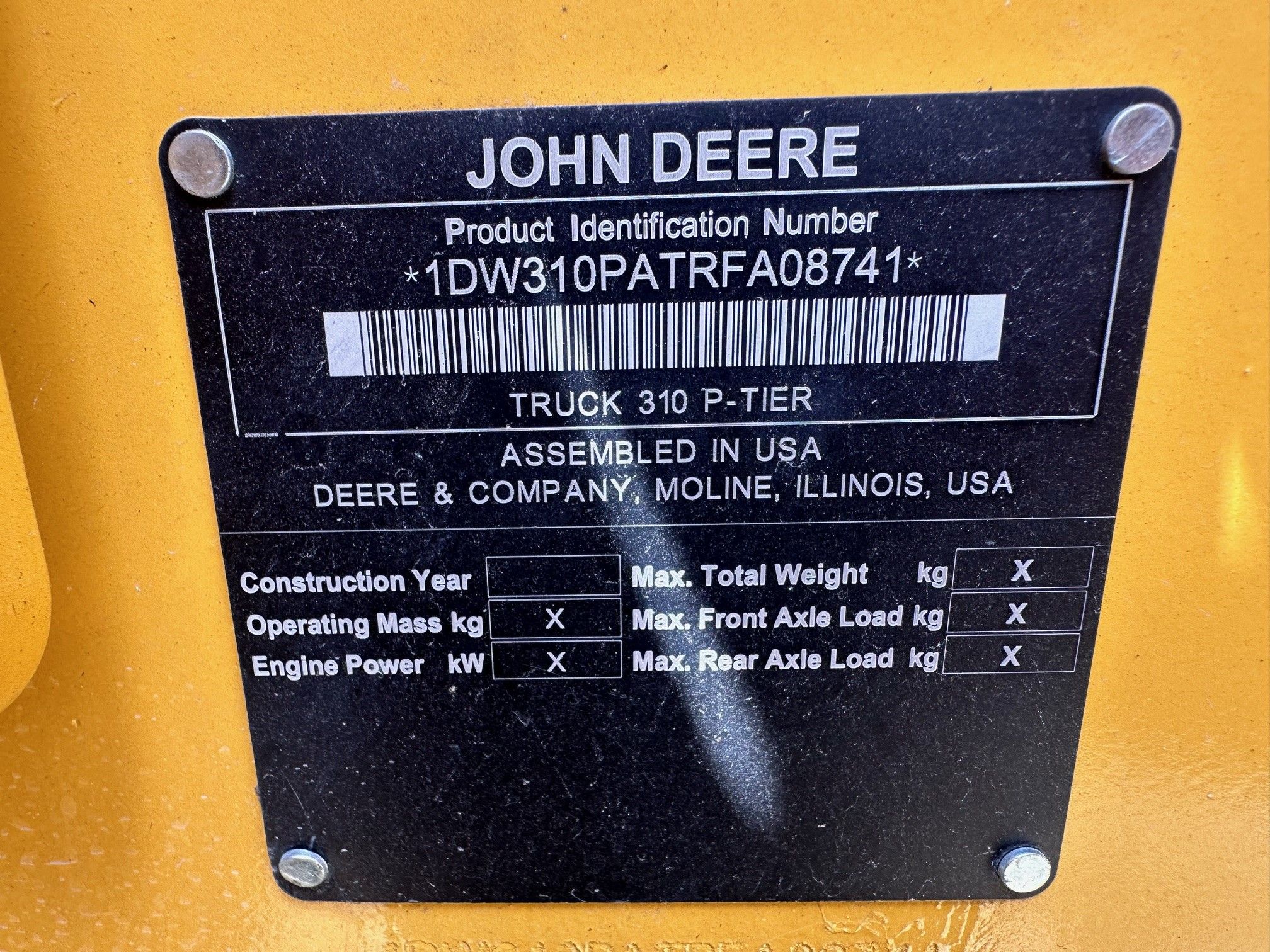 2024 JOHN DEERE 310P Photo 9 Thumbnail
