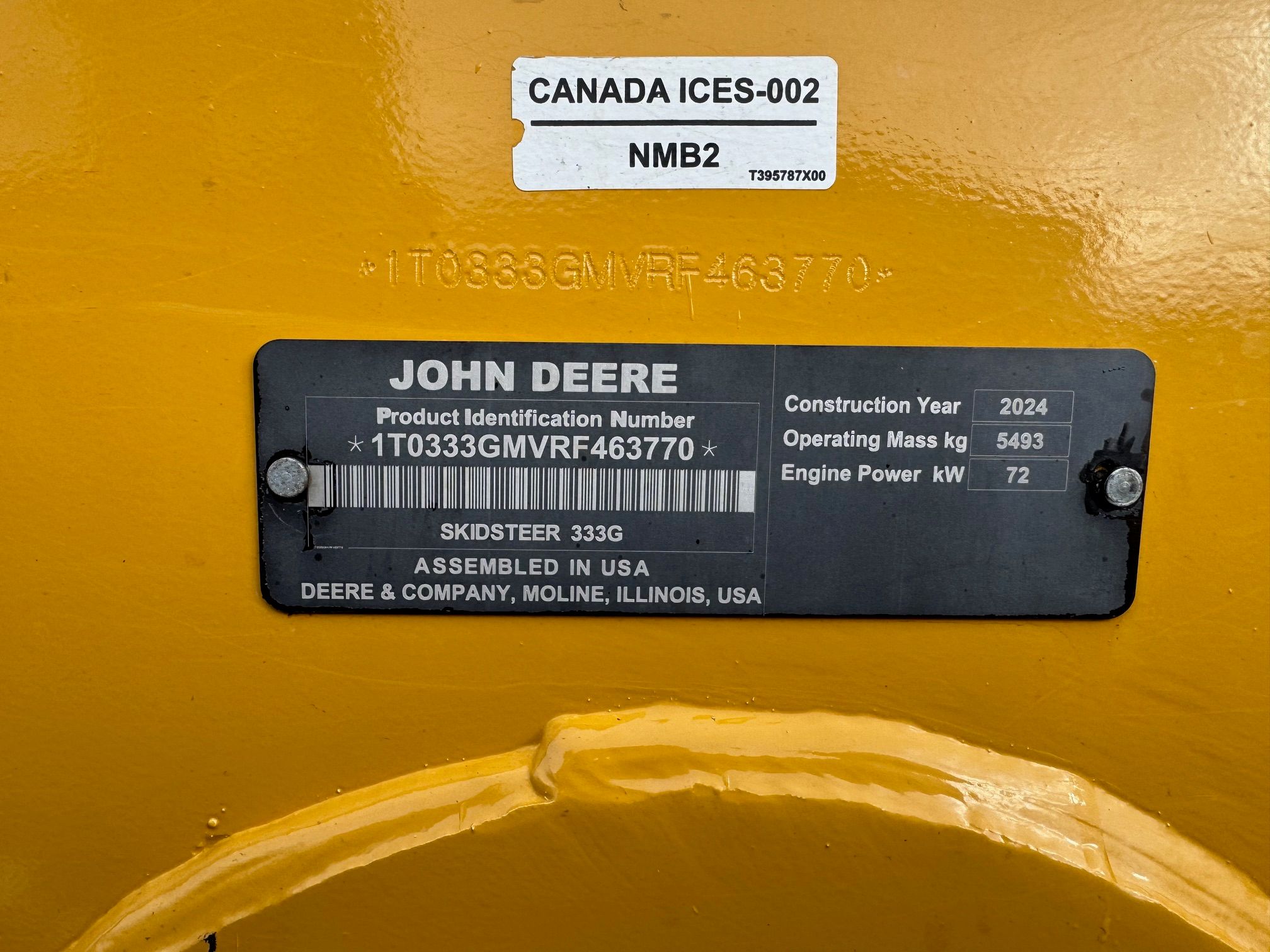 2024 JOHN DEERE 333G Photo 10 Thumbnail