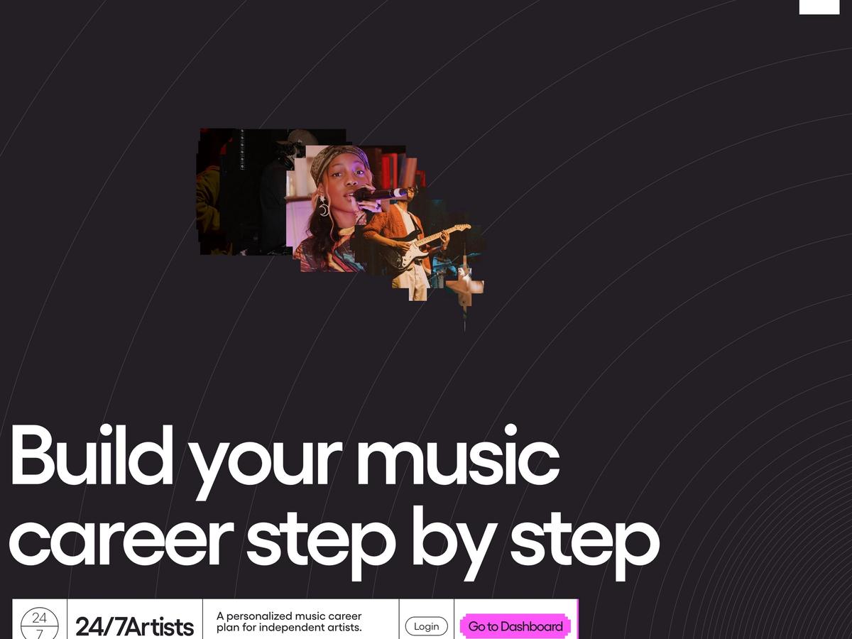 24/7 Artists home page