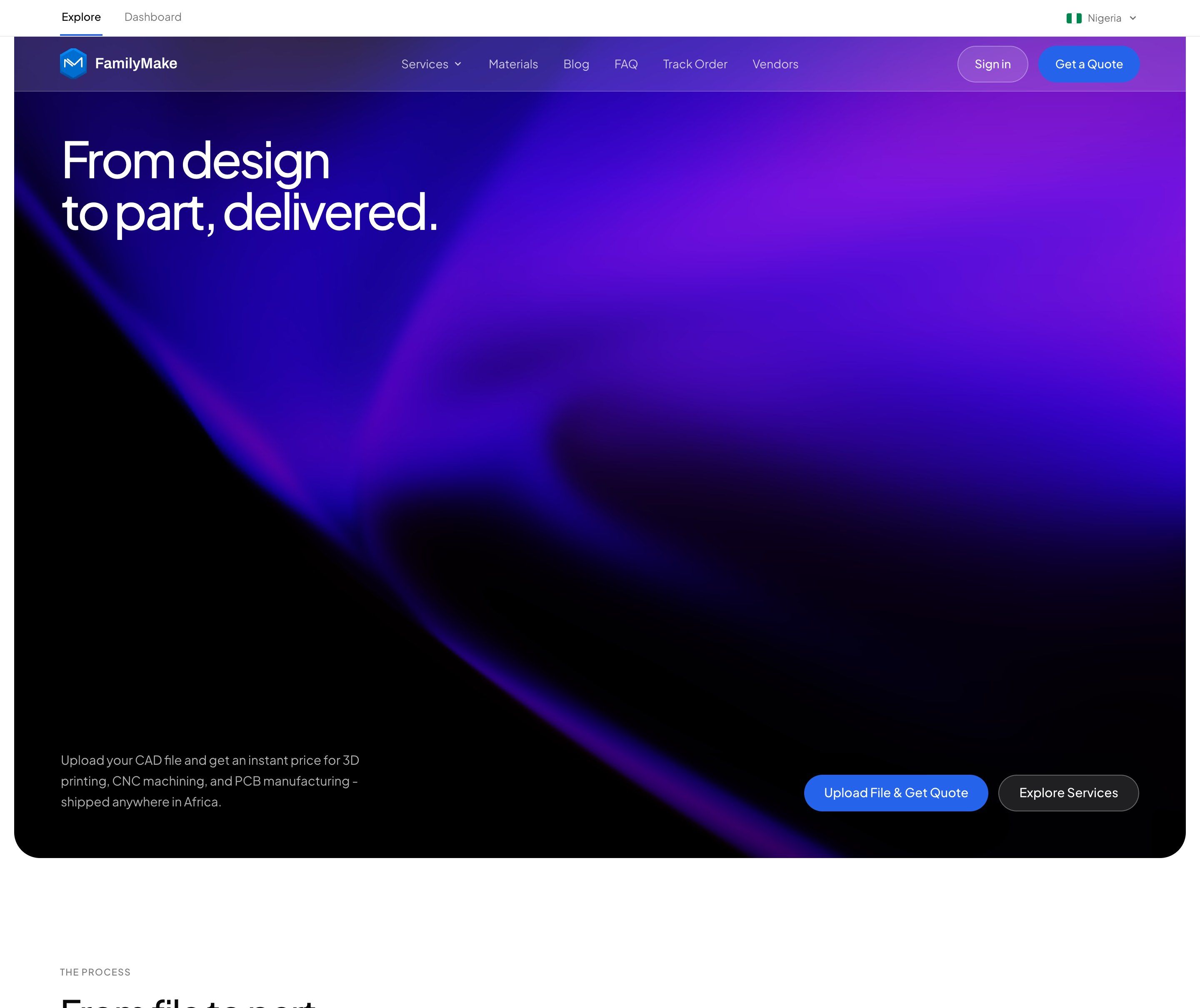 FamilyMake home page